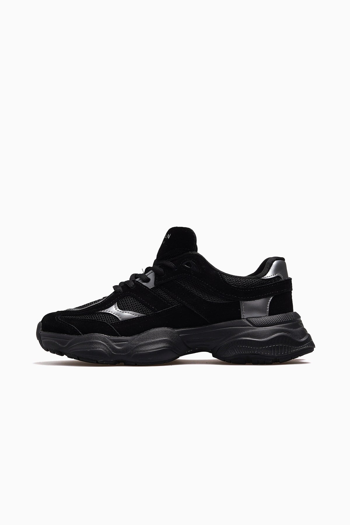Mery Kadın Deri Sneaker Spor Ayakkabı 112230036 M-SİYAH