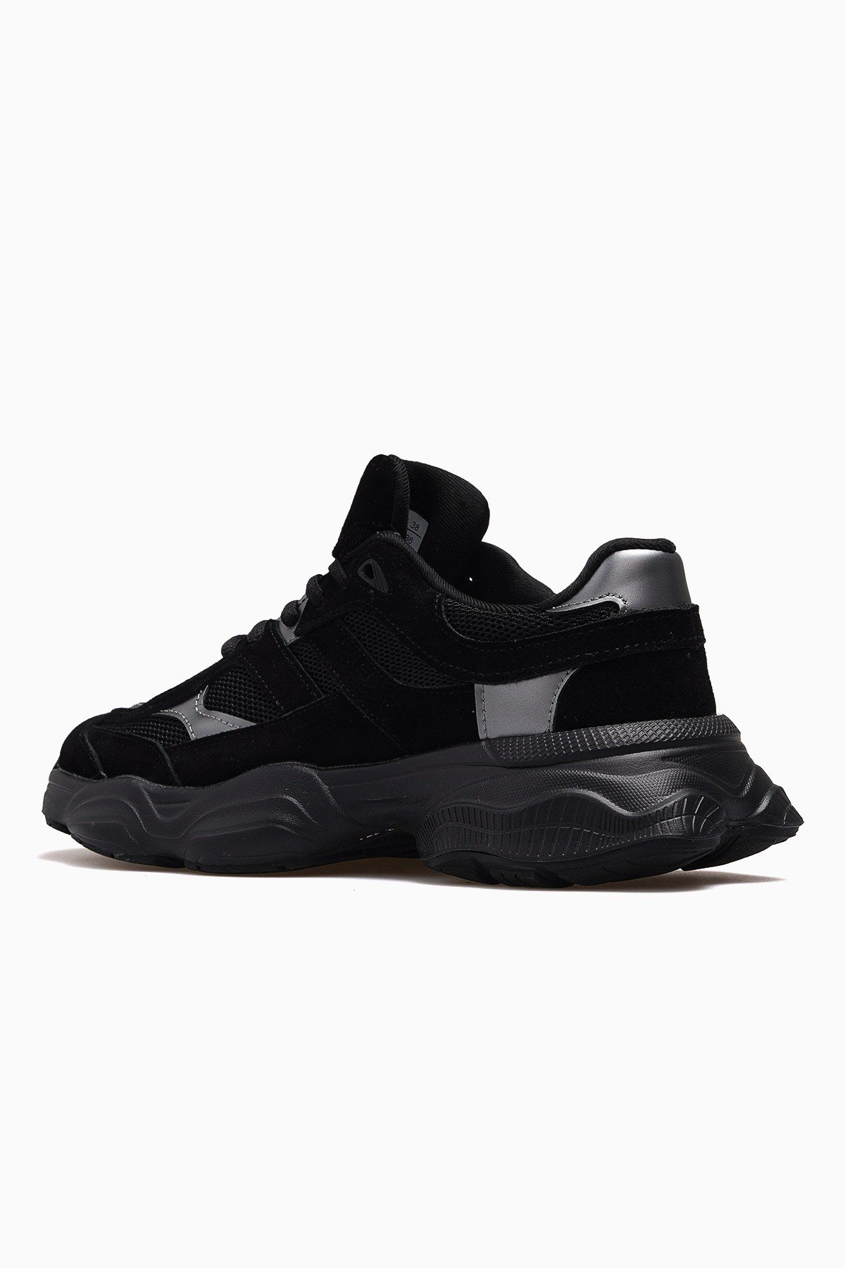 Mery Kadın Deri Sneaker Spor Ayakkabı 112230036 M-SİYAH