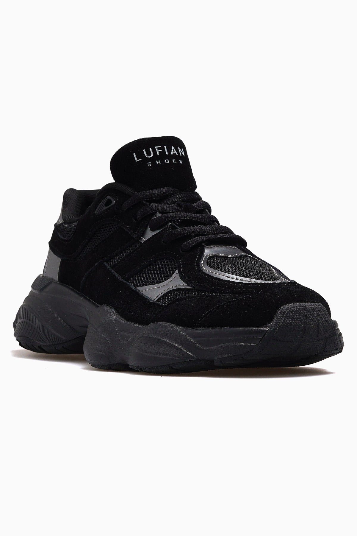 Mery Kadın Deri Sneaker Spor Ayakkabı 112230036 M-SİYAH