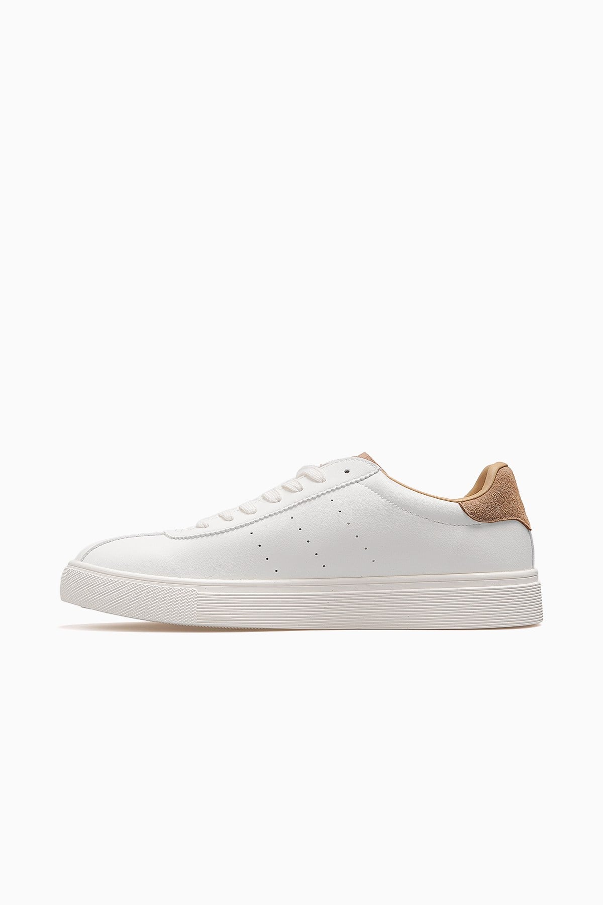Paul Erkek Deri Sneaker Ayakkabı 111230293-BEYAZ