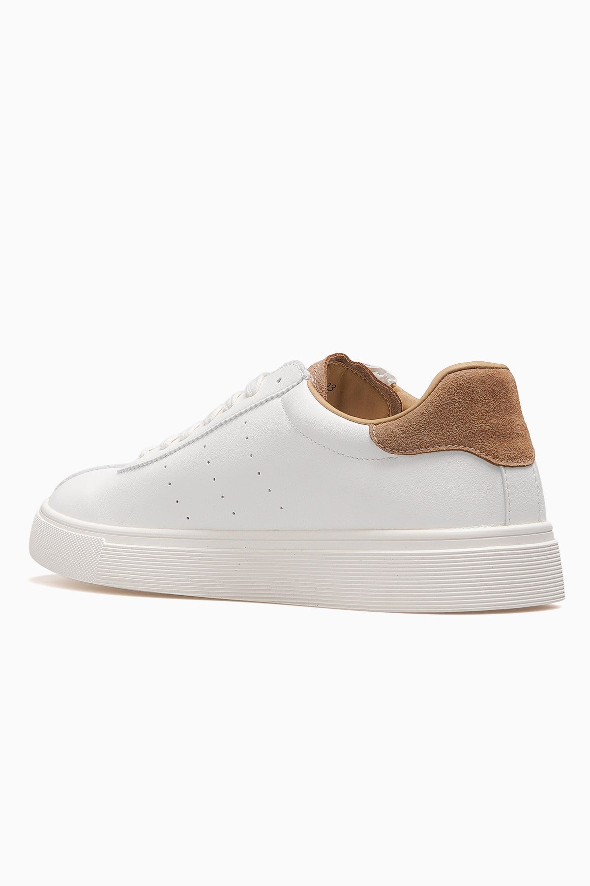 Paul Erkek Deri Sneaker Ayakkabı 111230293-BEYAZ