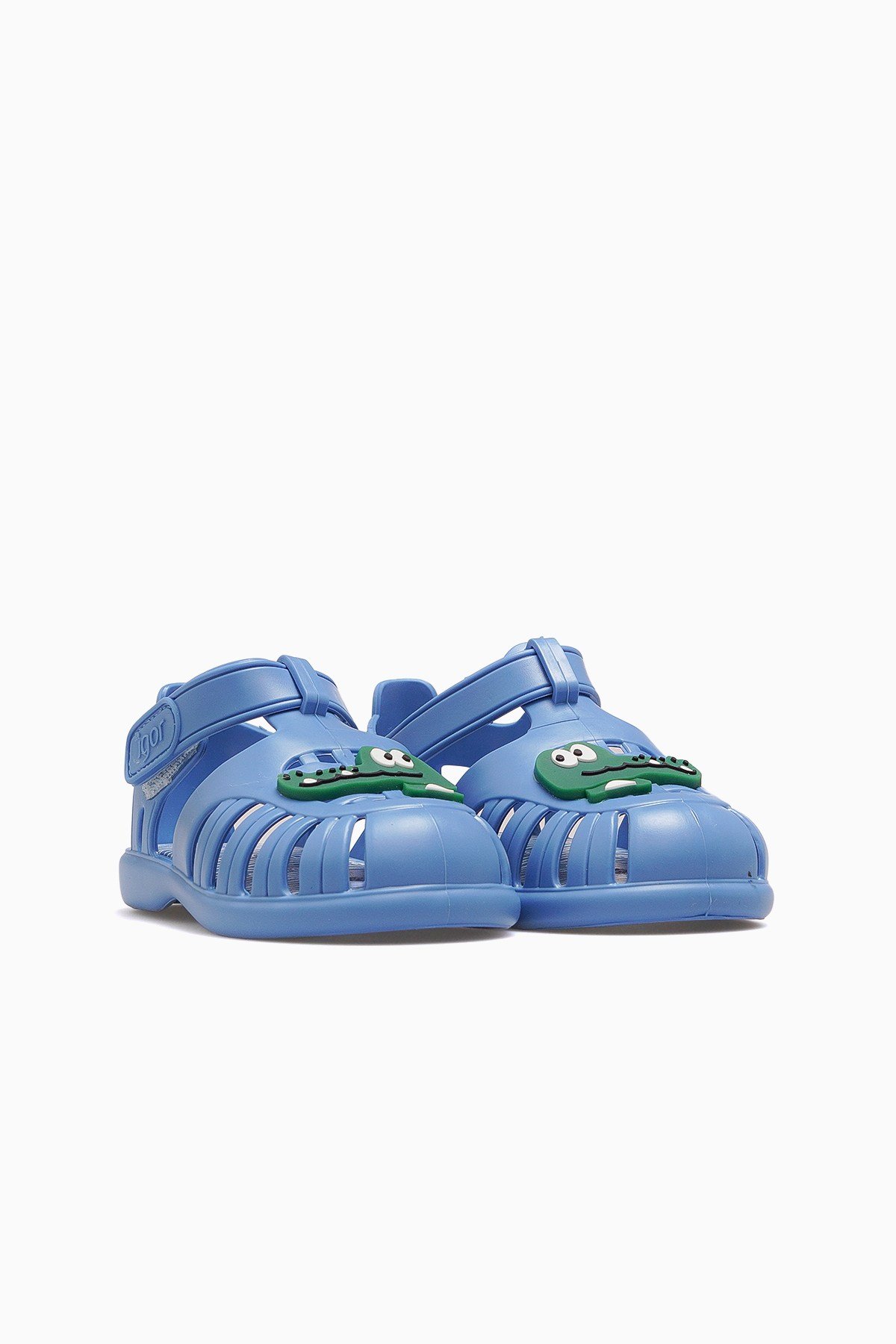 Tobby Croco Unisex Kaymaz Taban Çocuk Sandalet S10371-MAVİ