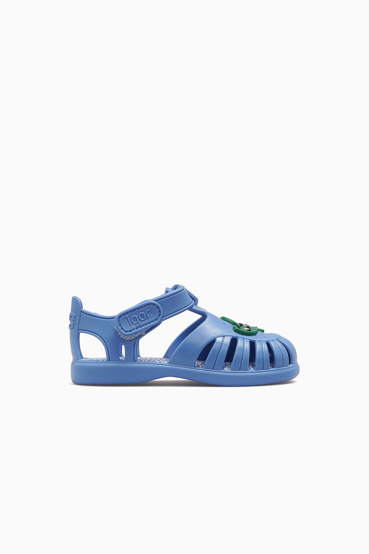 Tobby Croco Unisex Kaymaz Taban Çocuk Sandalet S10371-MAVİ