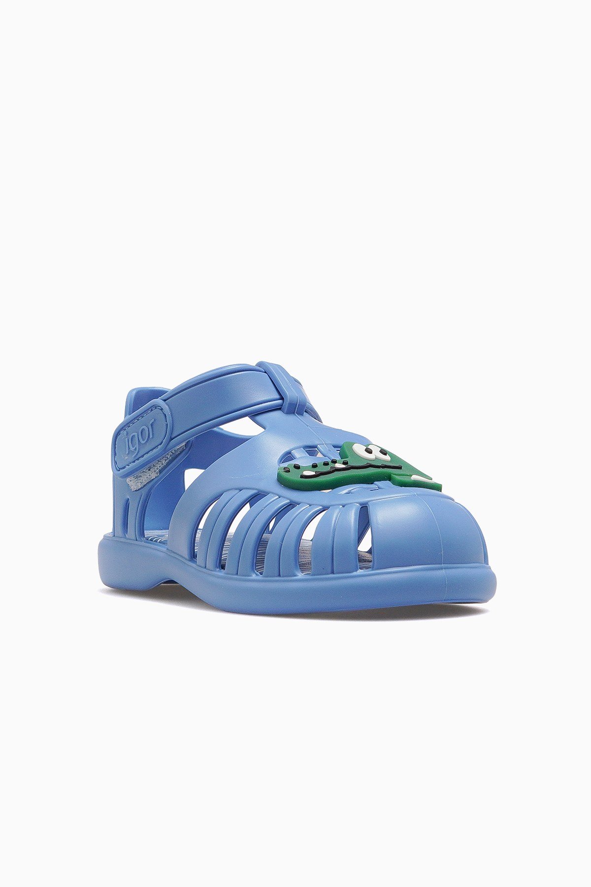 Tobby Croco Unisex Kaymaz Taban Çocuk Sandalet S10371-MAVİ