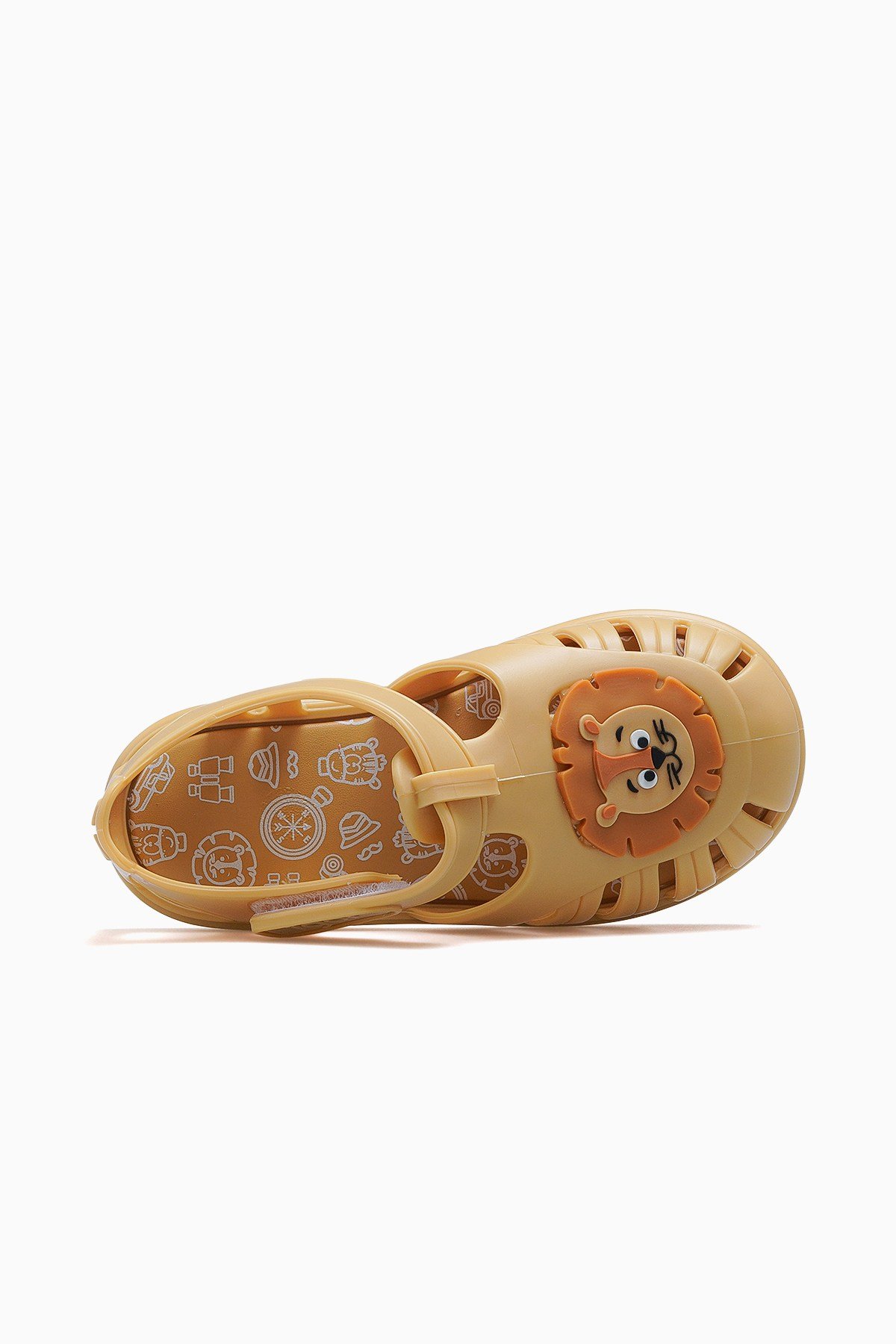 Tobby Leon Unisex Kaymaz Taban Çocuk Sandalet S10372-SARI