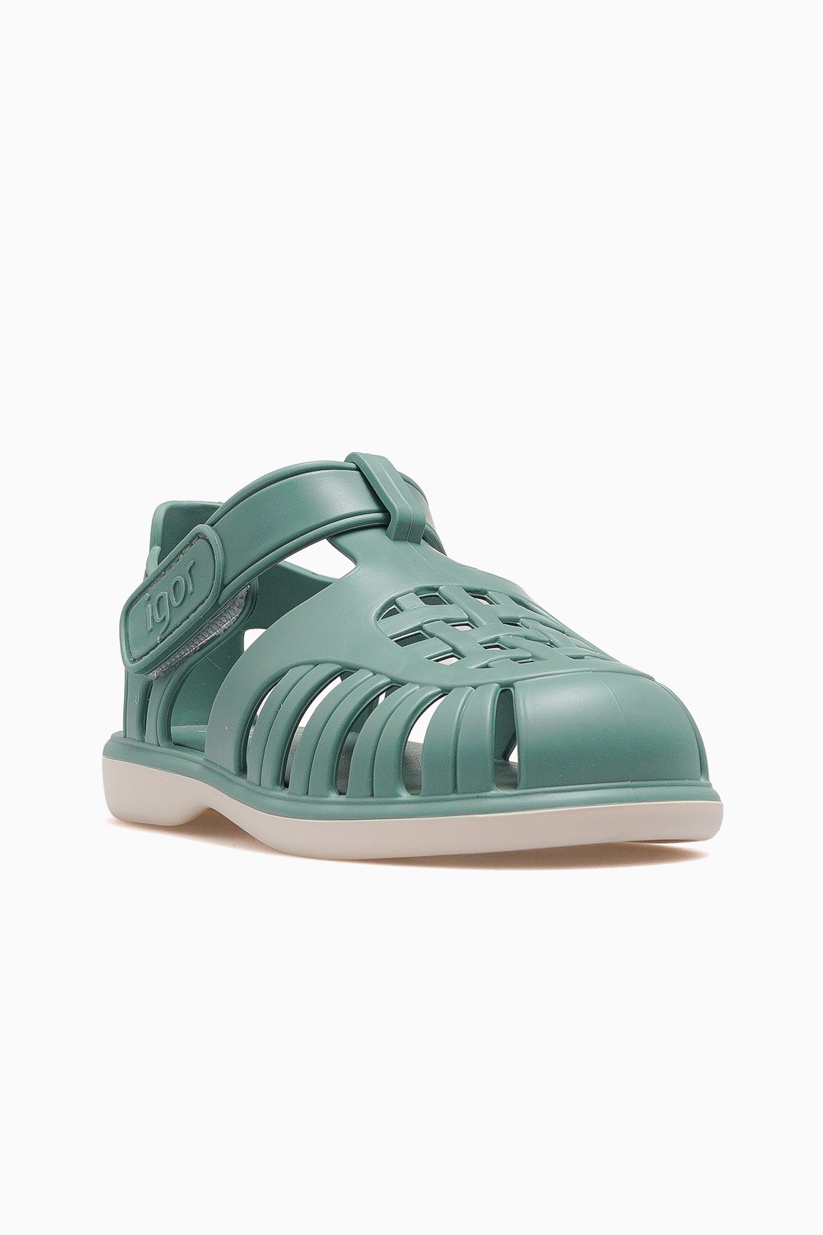 Tobby Solid Bicolor Unisex Çocuk Sandalet BB355-HAKİ