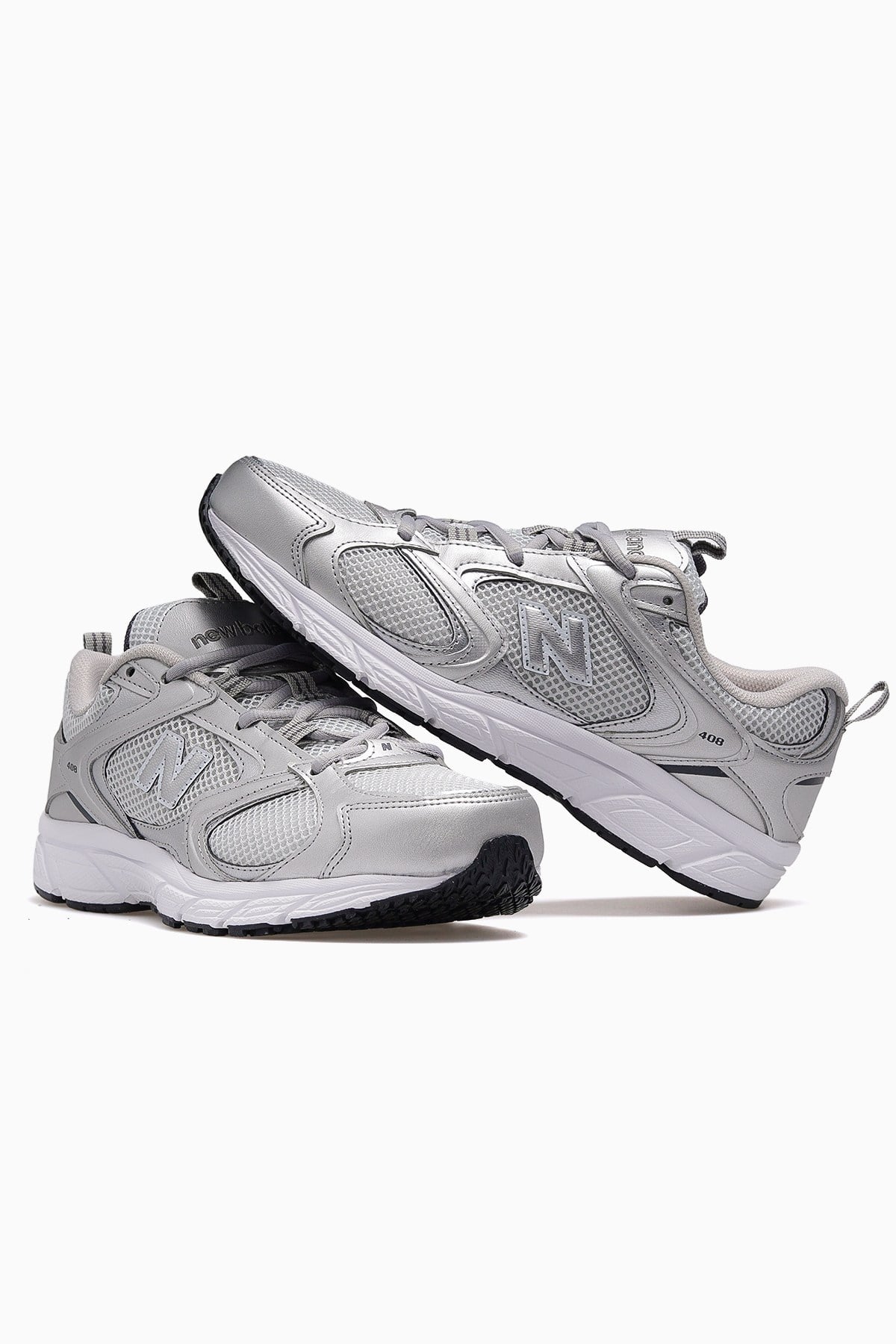 Unisex Sneaker Spor Ayakkabı ML408-Gümüş - Gri