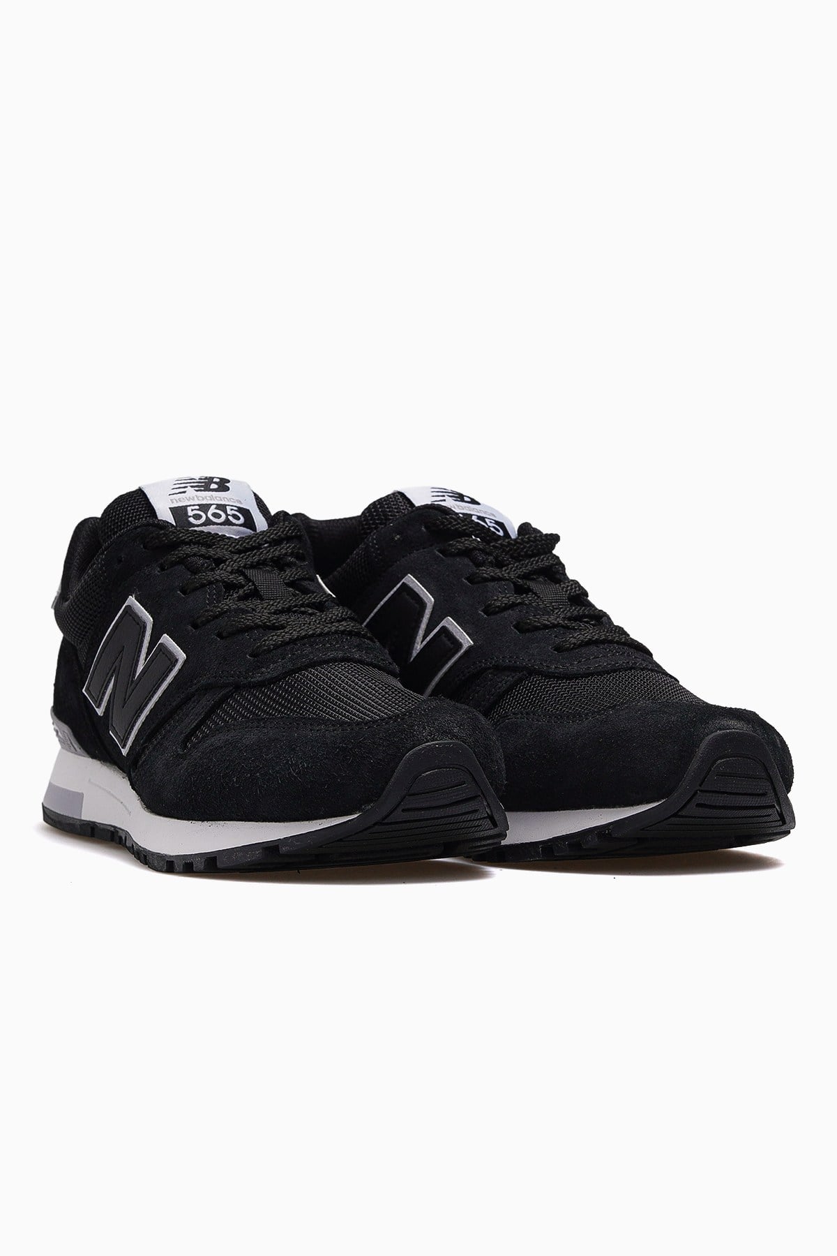 Unisex Sneaker Spor Ayakkabı ML565-Siyah - Beyaz Süet