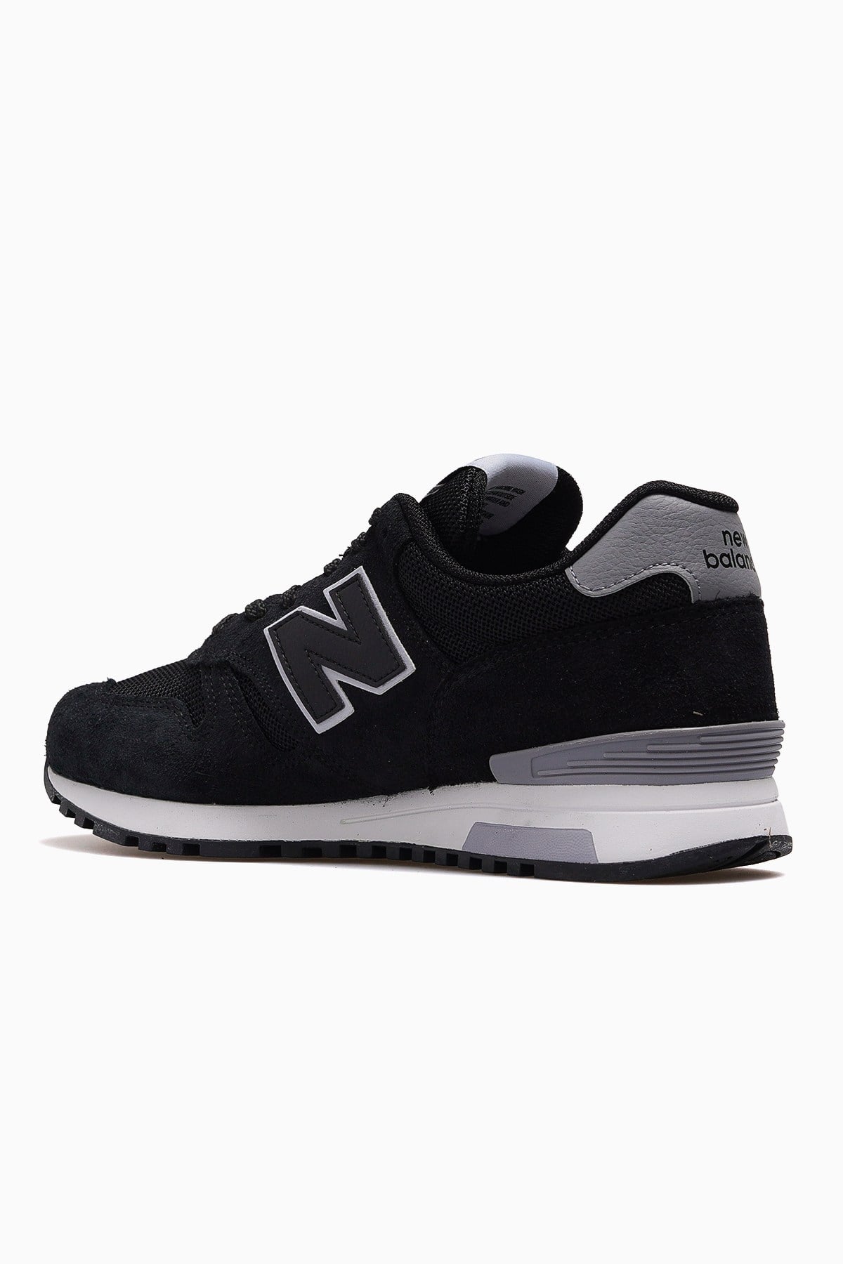 Unisex Sneaker Spor Ayakkabı ML565-Siyah - Beyaz Süet