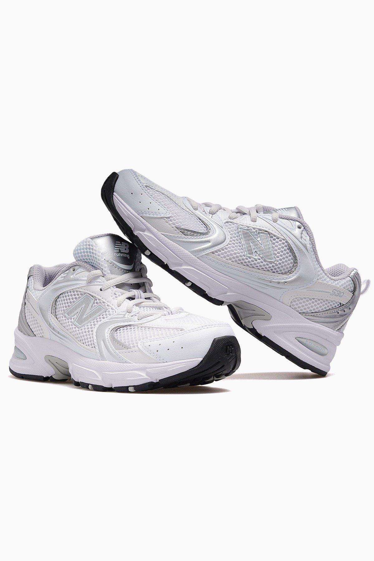 Unisex Sneaker Spor Ayakkabı MR530-BEYAZ/GÜMÜŞ