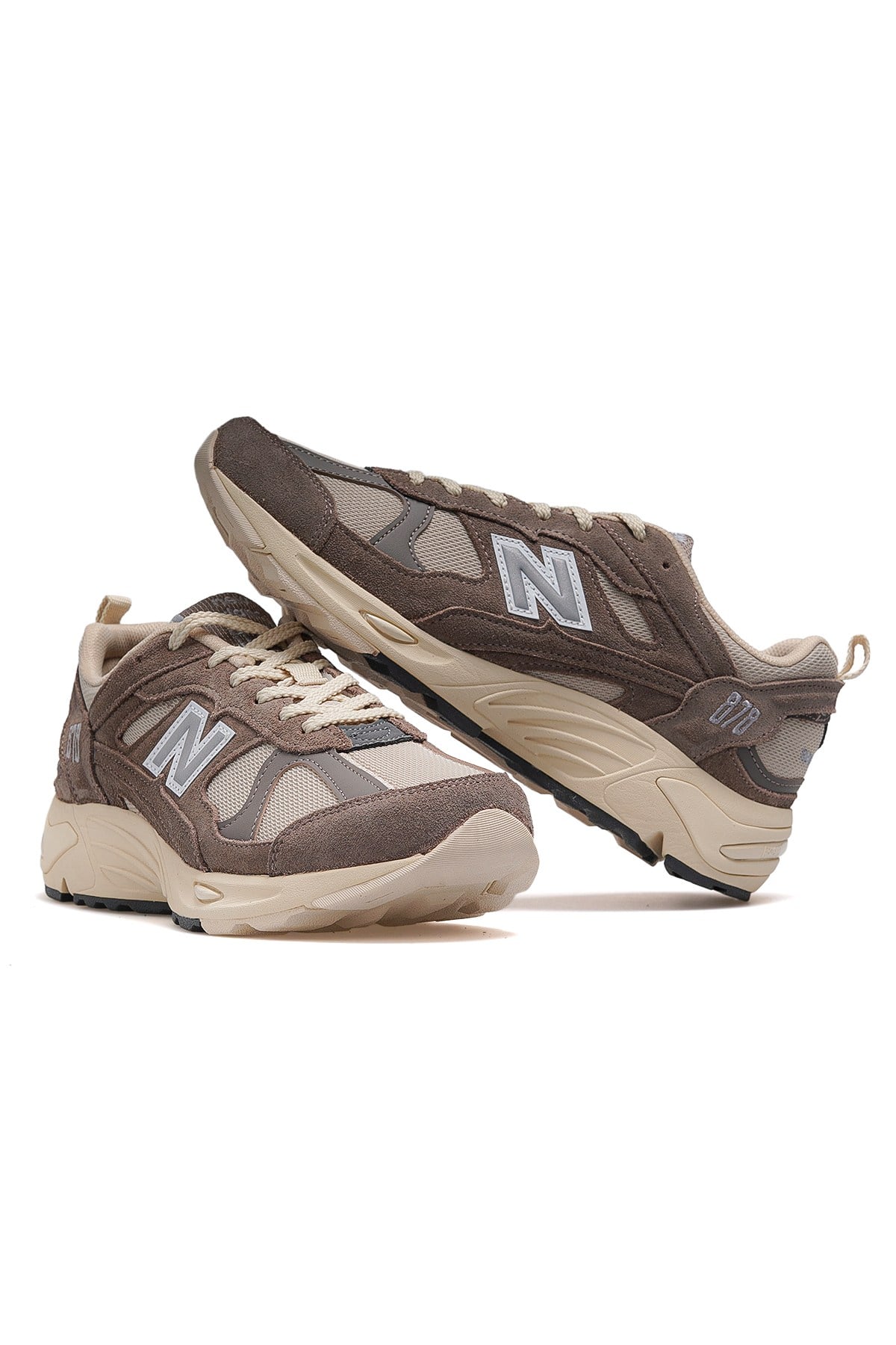 Unisex Sneaker Spor Ayakkabı NB878-KAHVE