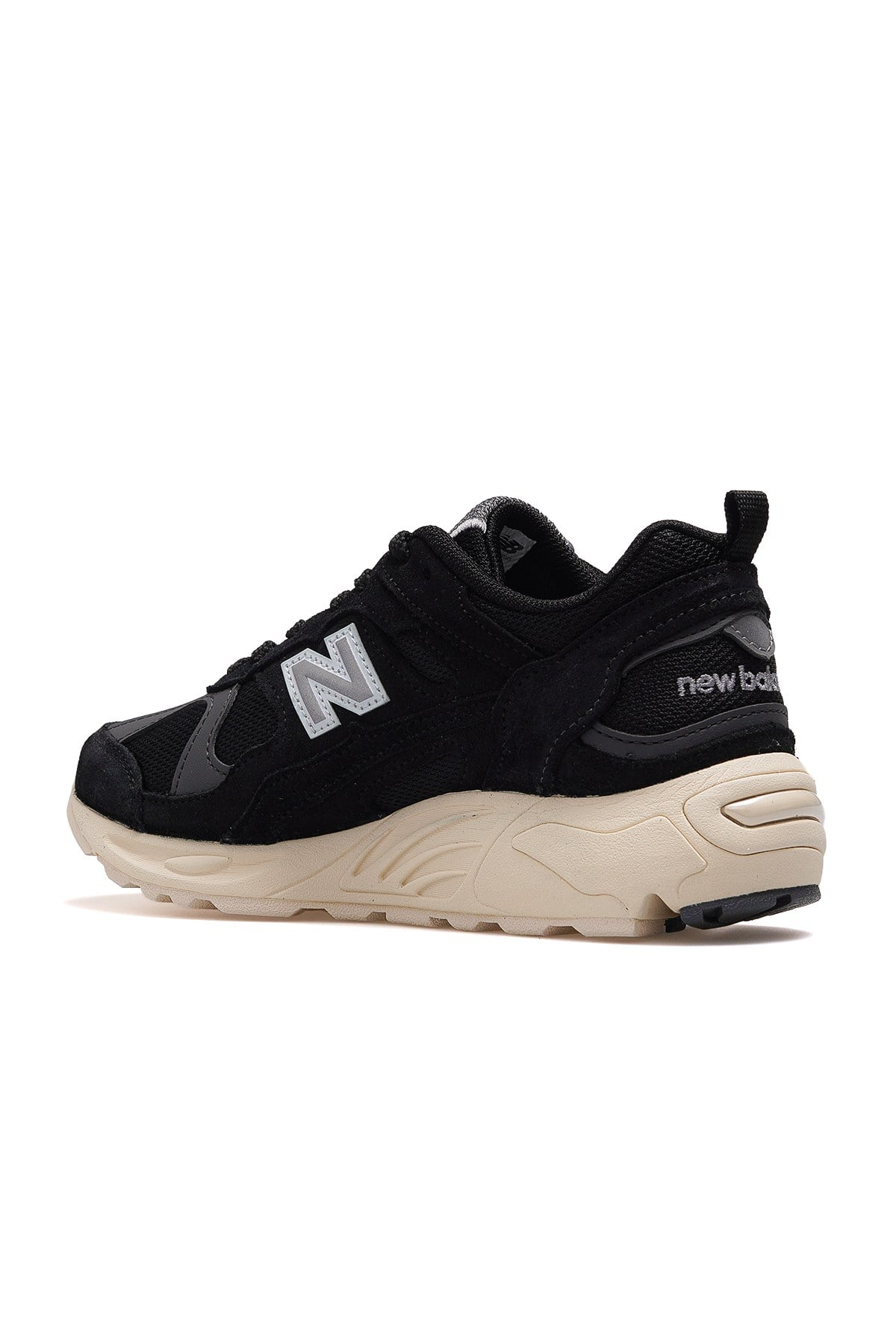 Unisex Sneaker Spor Ayakkabı NB878-SİYAH/BEJ