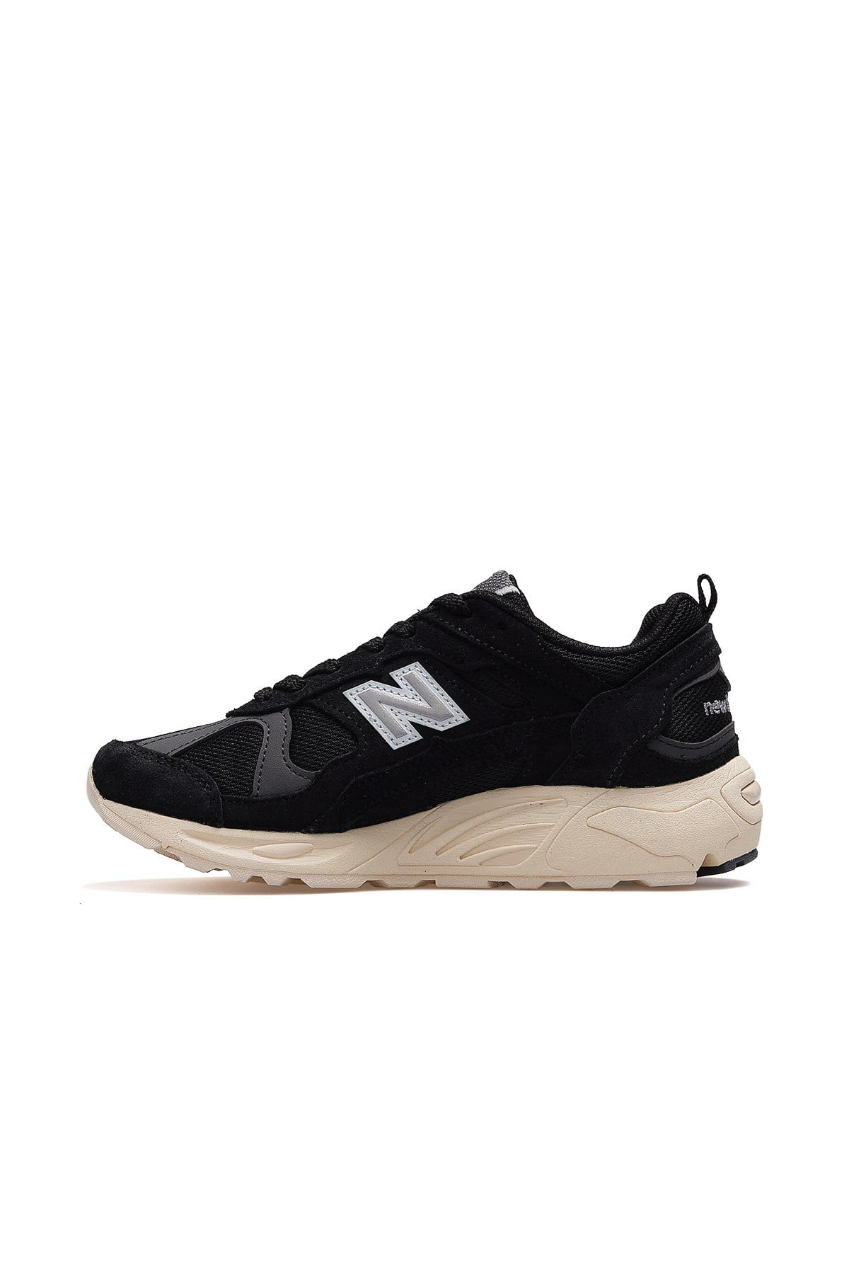 Unisex Sneaker Spor Ayakkabı NB878-SİYAH/BEJ