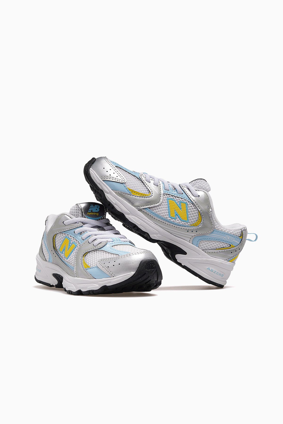 Unisex Sneaker Spor Ayakkabı P530-Gri Açık Mavi