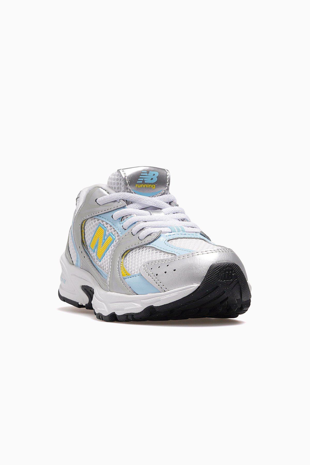 Unisex Sneaker Spor Ayakkabı P530-Gri Açık Mavi