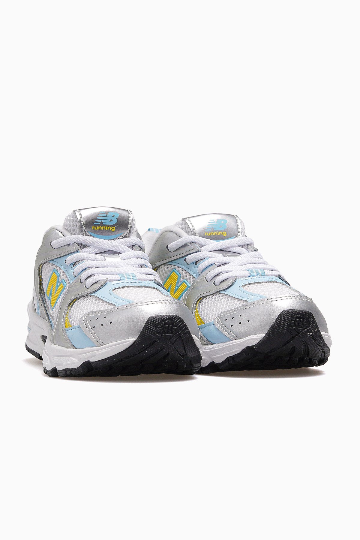 Unisex Sneaker Spor Ayakkabı P530-Gri Açık Mavi