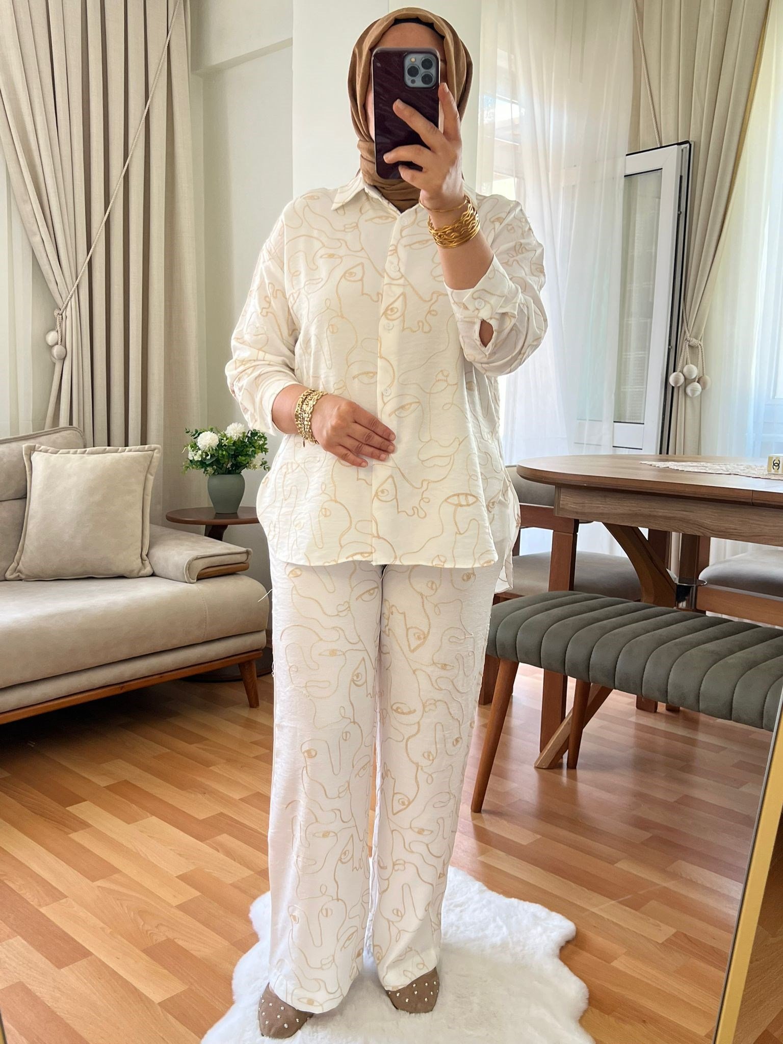 Monalisa Takım/ Beyaz