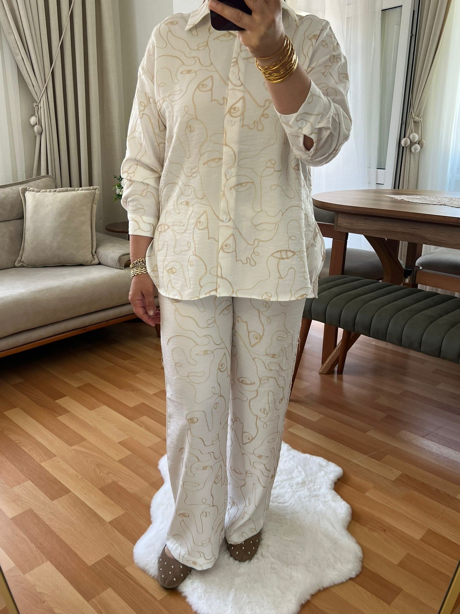 Monalisa Takım/ Beyaz