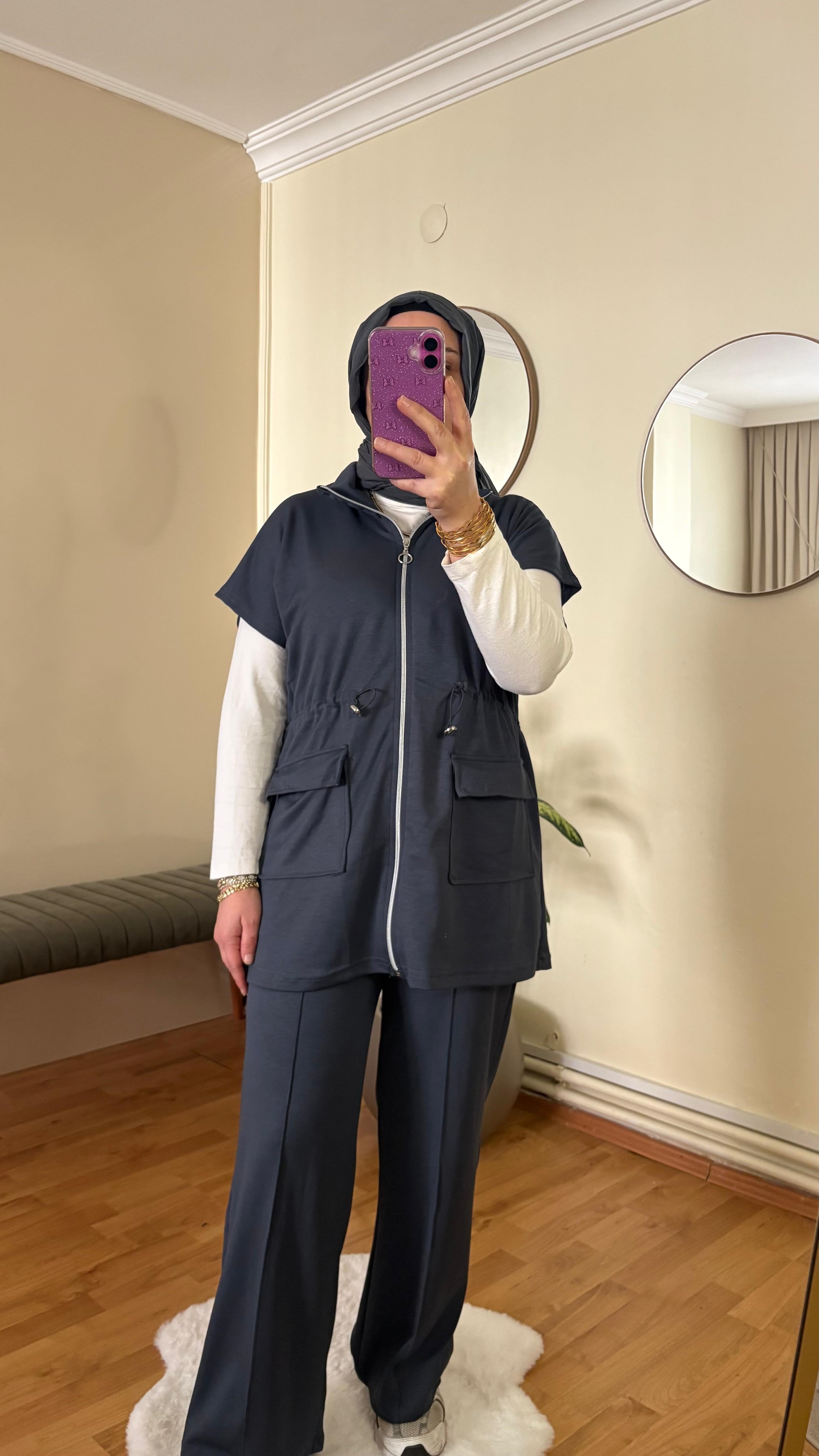 Yelekli Takım | Antrasit