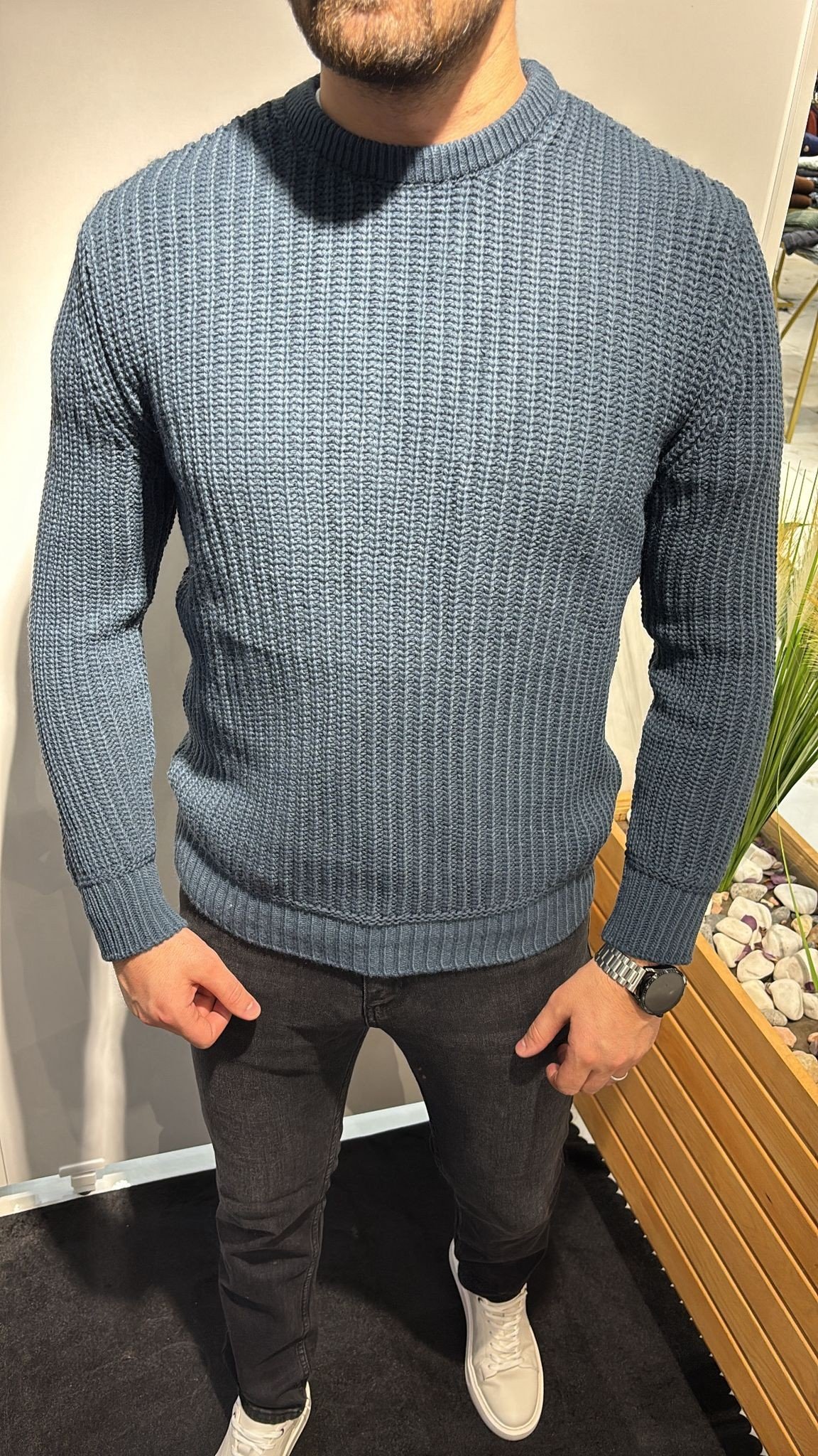 ES BLUE TRİKO KAZAK