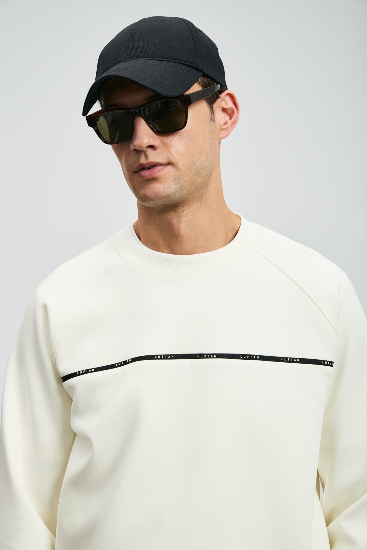 LUFİAN COSMO KIRIK BEYAZ SWEATSHIRT