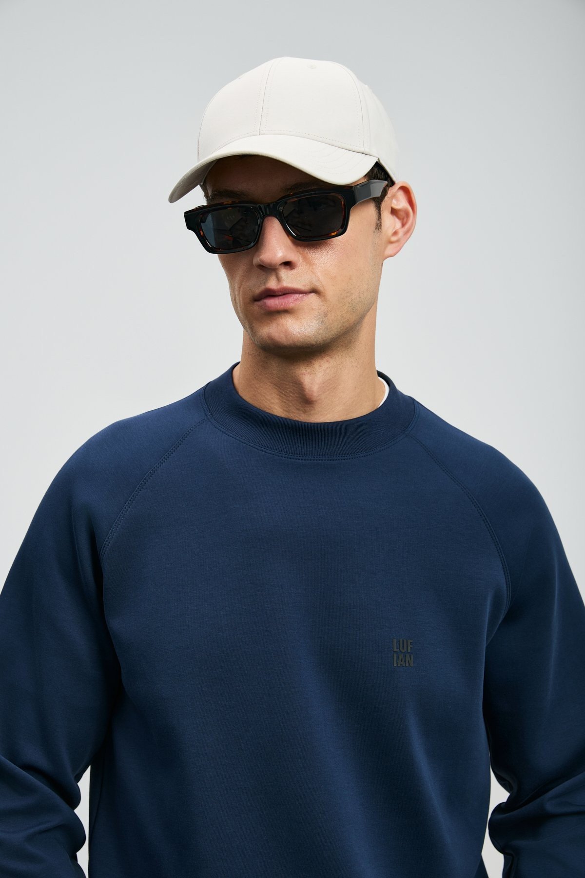 LUFİAN GRANT LACİVERT SWEATSHIRT