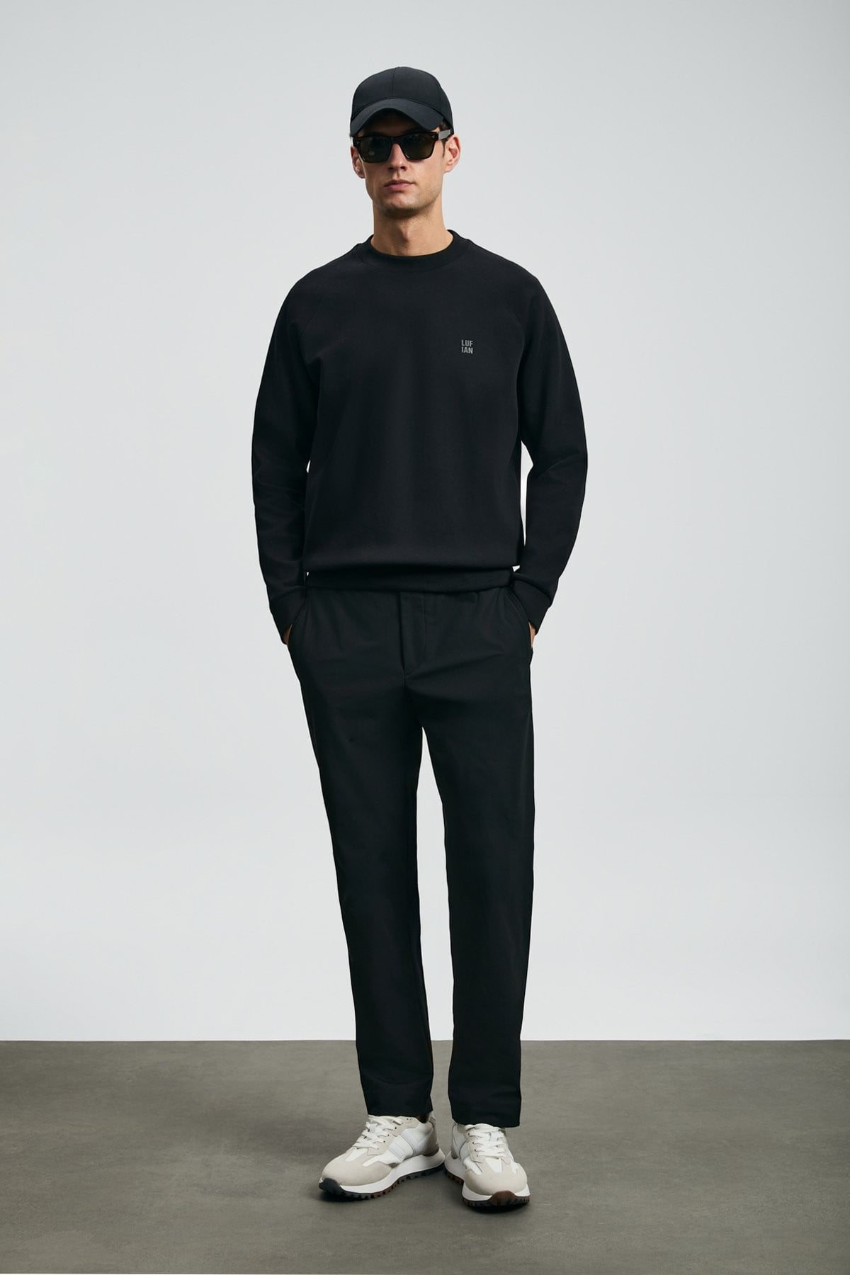 LUFİAN GRANT SİYAH SWEATSHIRT