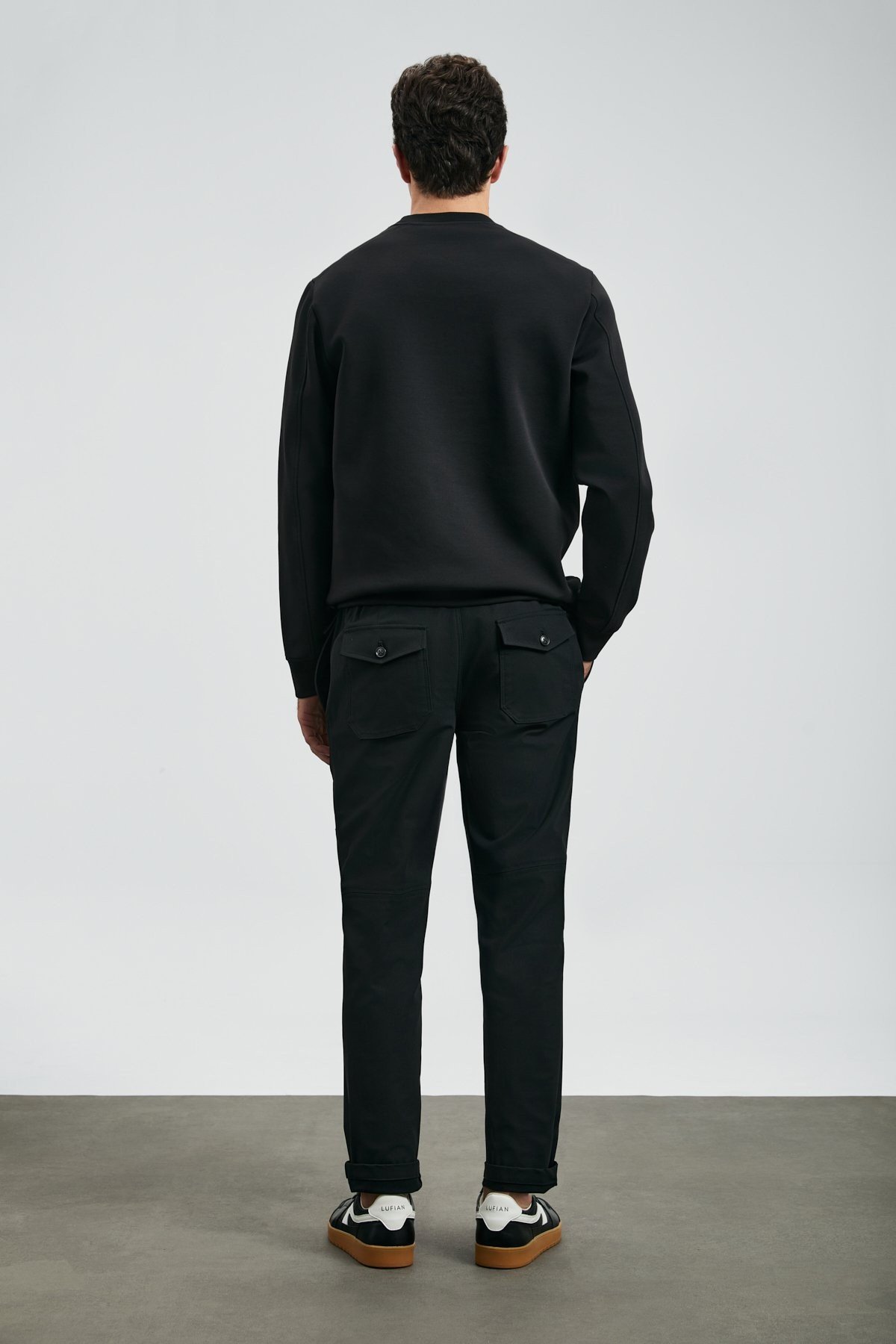 LUFİAN LUTHER SİYAH SWEATSHIRT