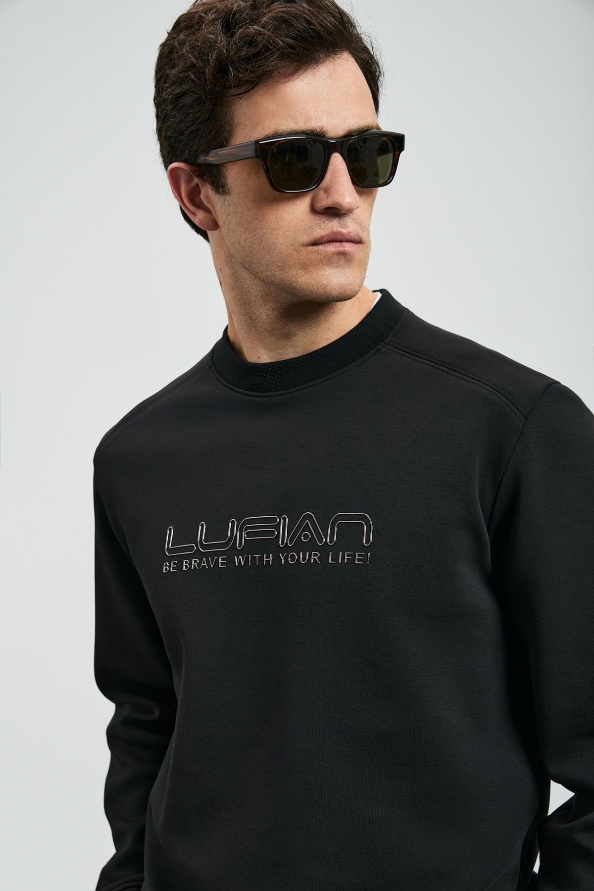 LUFİAN LUTHER SİYAH SWEATSHIRT