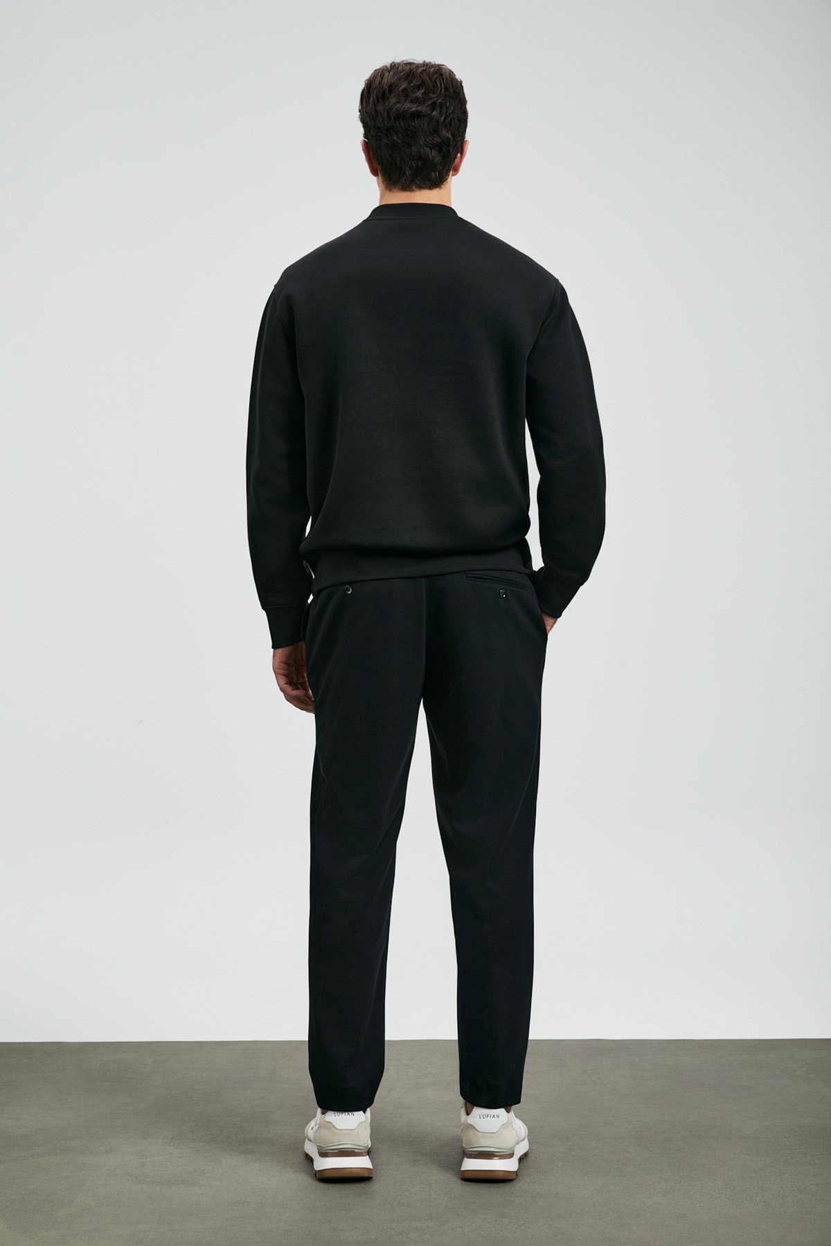 LUFİAN ORACLE SİYAH SWEATSHIRT