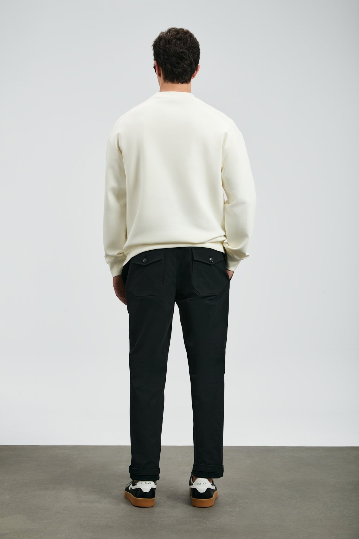 LUFİAN SİMBA KIRIK BEYAZ SWEATSHIRT