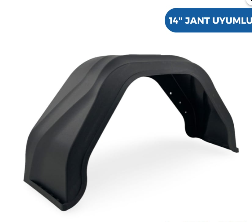 Knott Plastik Römork Çamurluğu 220 mm