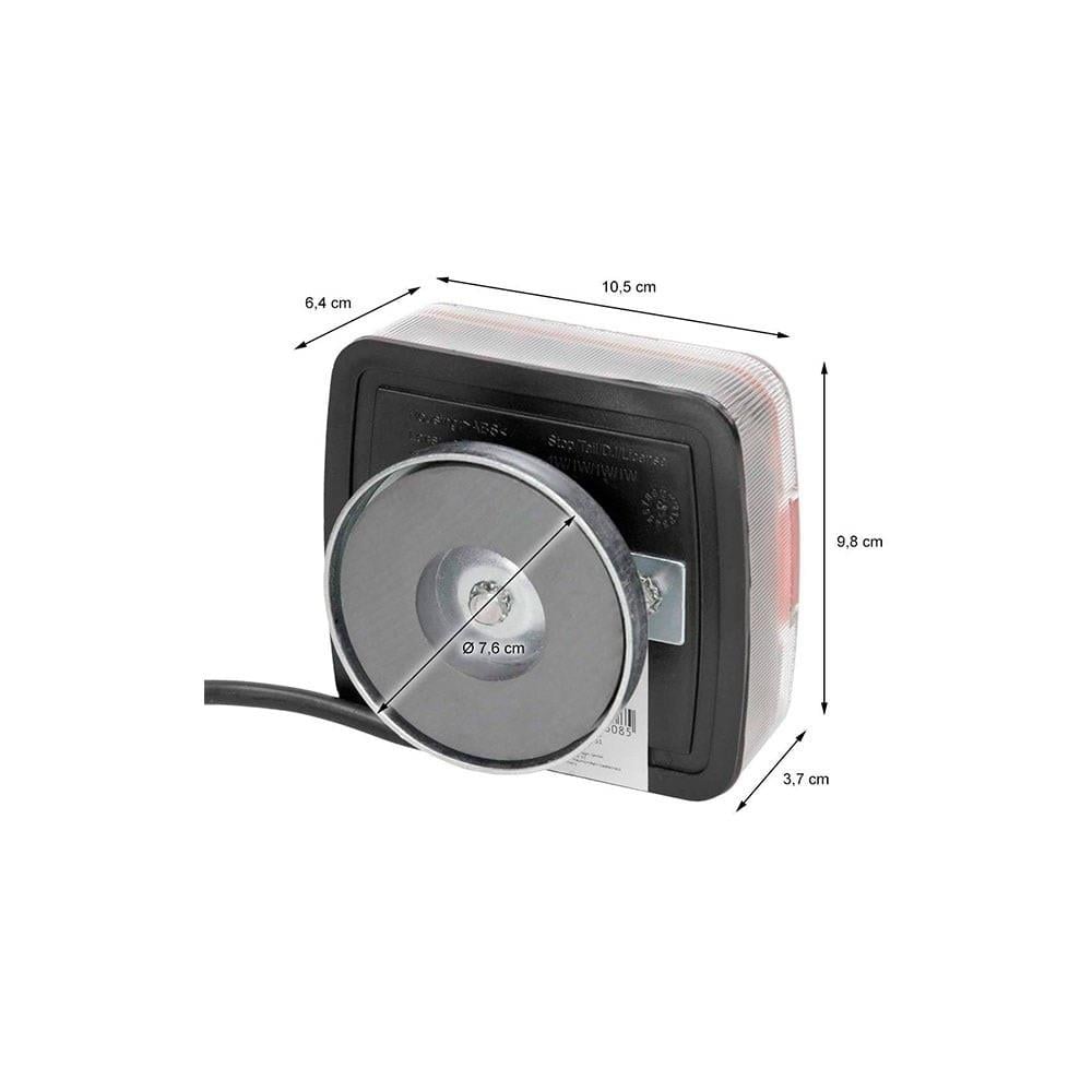 MIKNATISLI 10M LED RÖMORK STOP LAMBASI SETİ  7 PİN 12V