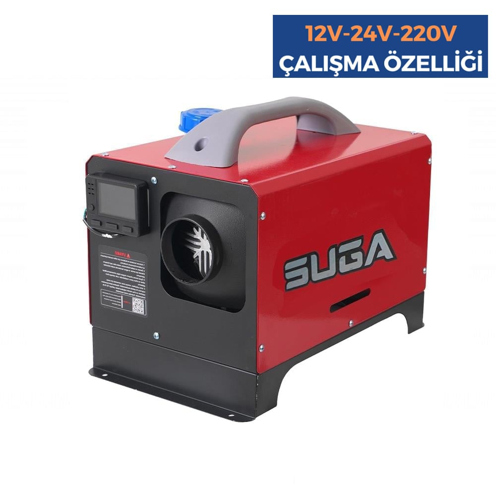 SUGA 12V/24V/220V 5KW Çanta Tipi Portatif WEBASTO Dizel Isıtıcı