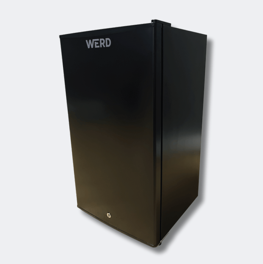 Werd 12/24 Volt 95 Litre Karavan Buzdolabı Kilitli Kapı ve Kapı yönü değişir