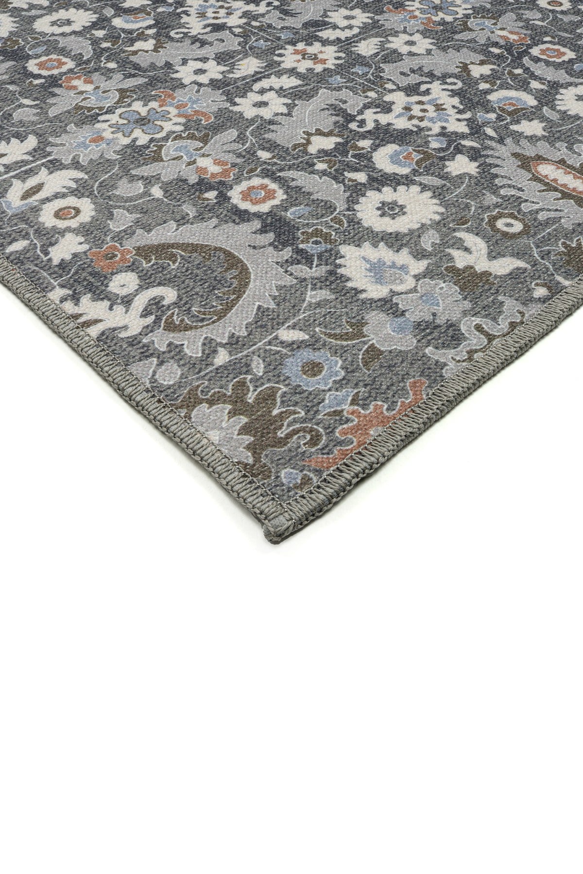 Art Deco Dijital Şönil Halı | Vintage Desenli Halı | Kaymaz Tabanlı | Makinede Yıkanabilir | OART04 160x230