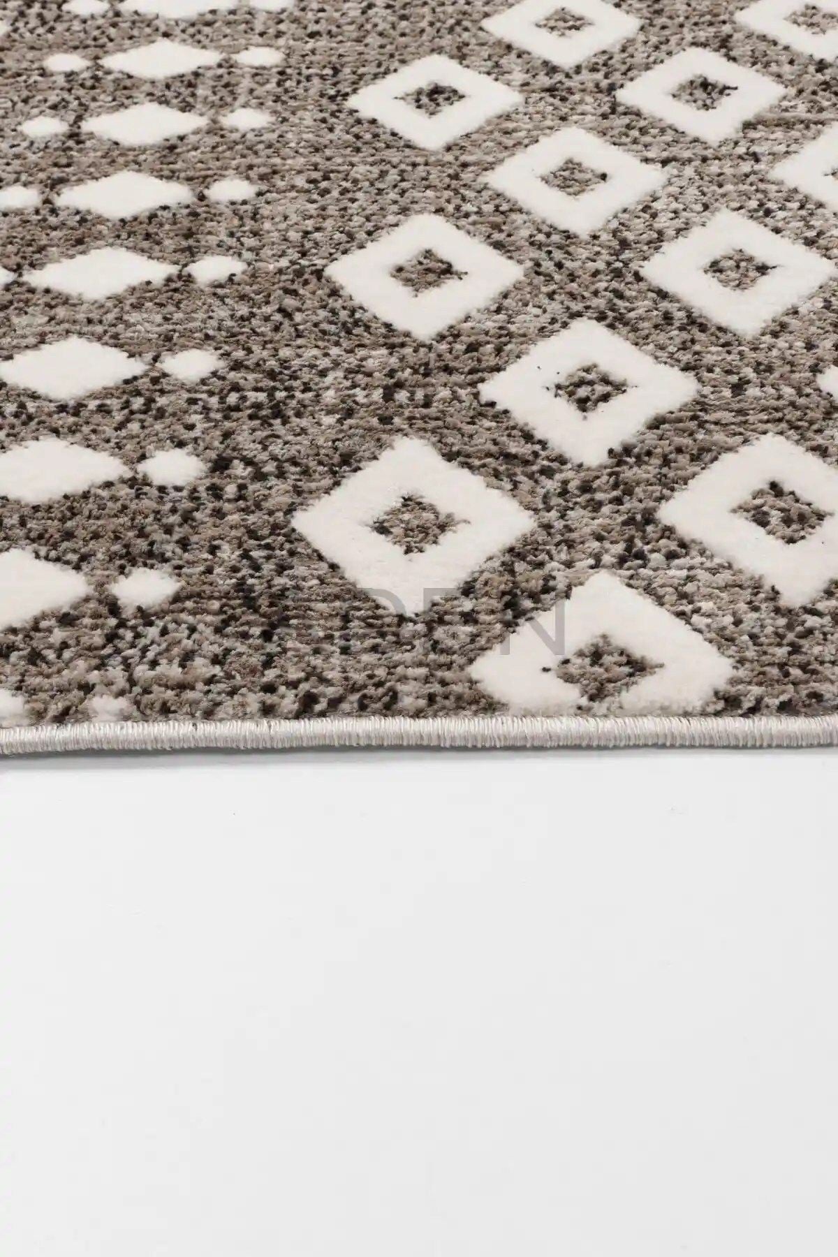 Lazuli Dokuma Halı |Makinede Yıkanabilir Modern Halı|Kilim, Yolluk, Salon, Mutfak Halısı|Vizon|LZL02