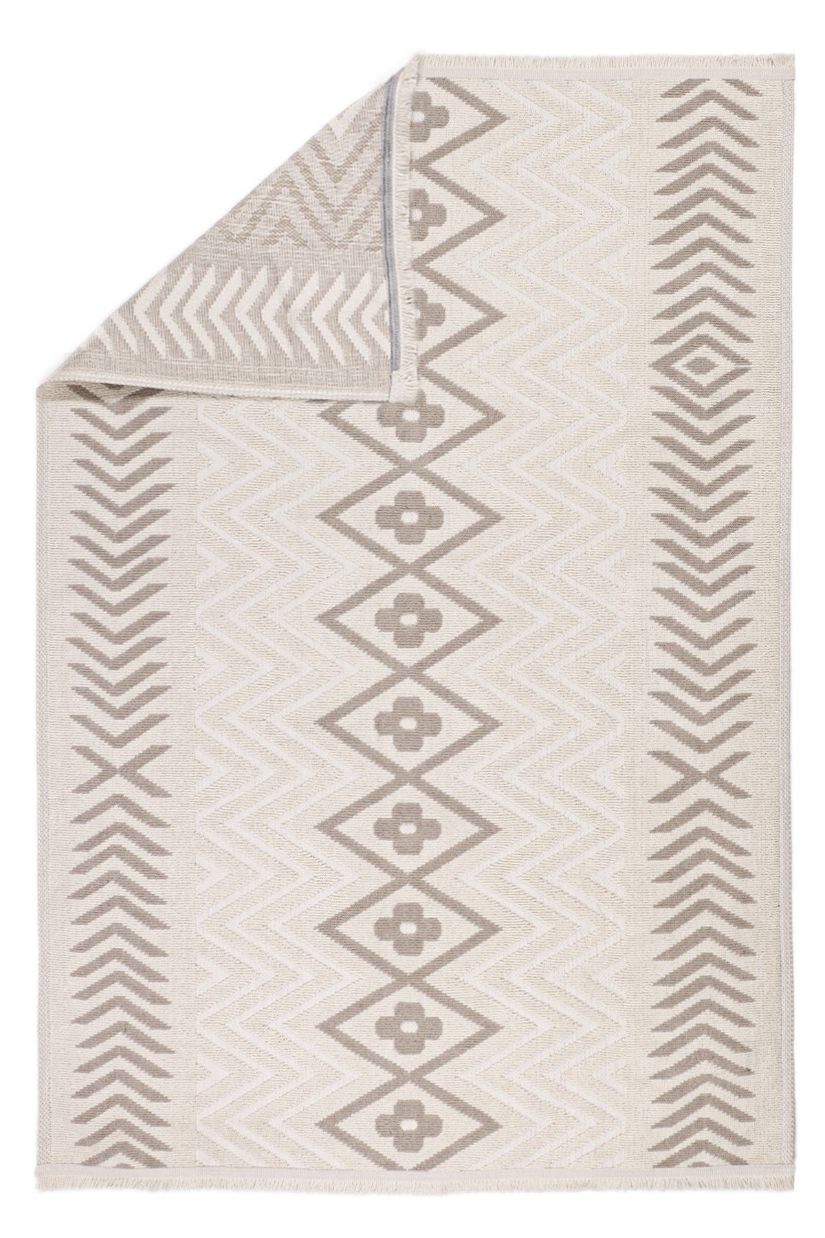 Lima Pamuk Dokuma Halı |Kaymaz Tabanlı |Makinede Yıkanabilir Modern Halı |Kilim, Yolluk LMA01
