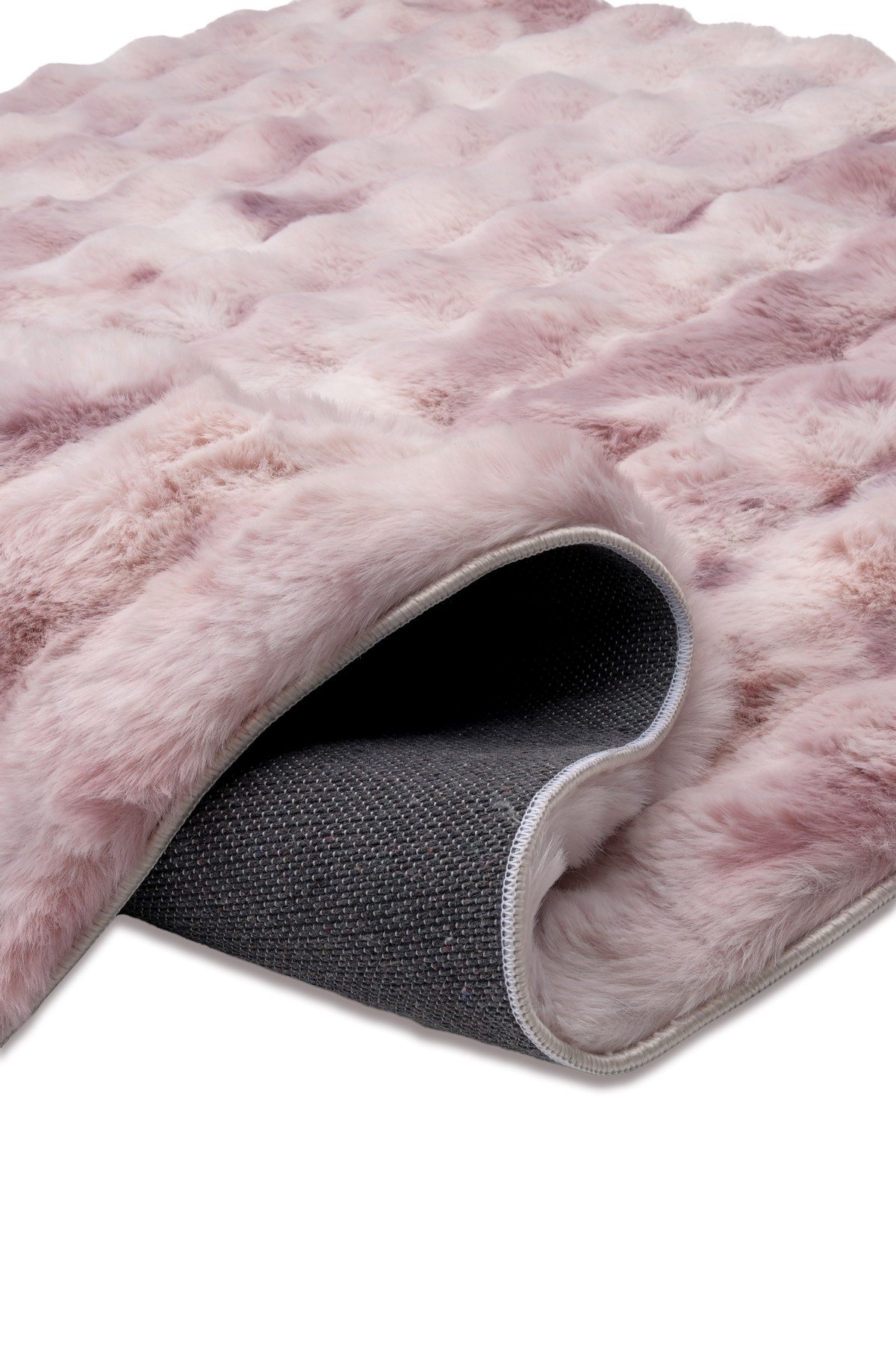 Maya Vibe Tavşan Tüyü Bubble Halı | Bubble Peluş Makinede Yıkanabilir Kaymaz Tabanlı Halı | MYV01