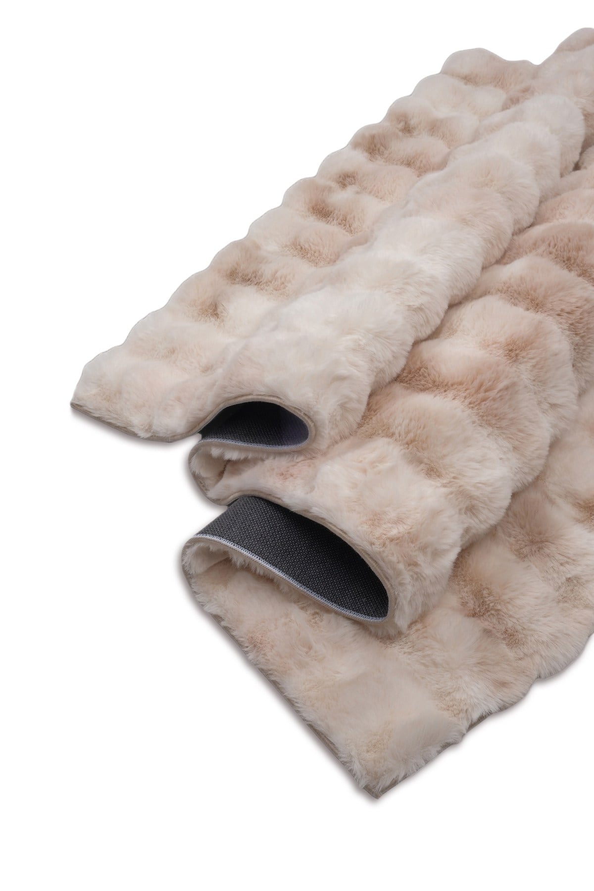 Maya Vibe Tavşan Tüyü Bubble Halı | Bubble Peluş Makinede Yıkanabilir Kaymaz Tabanlı Halı | MYV01