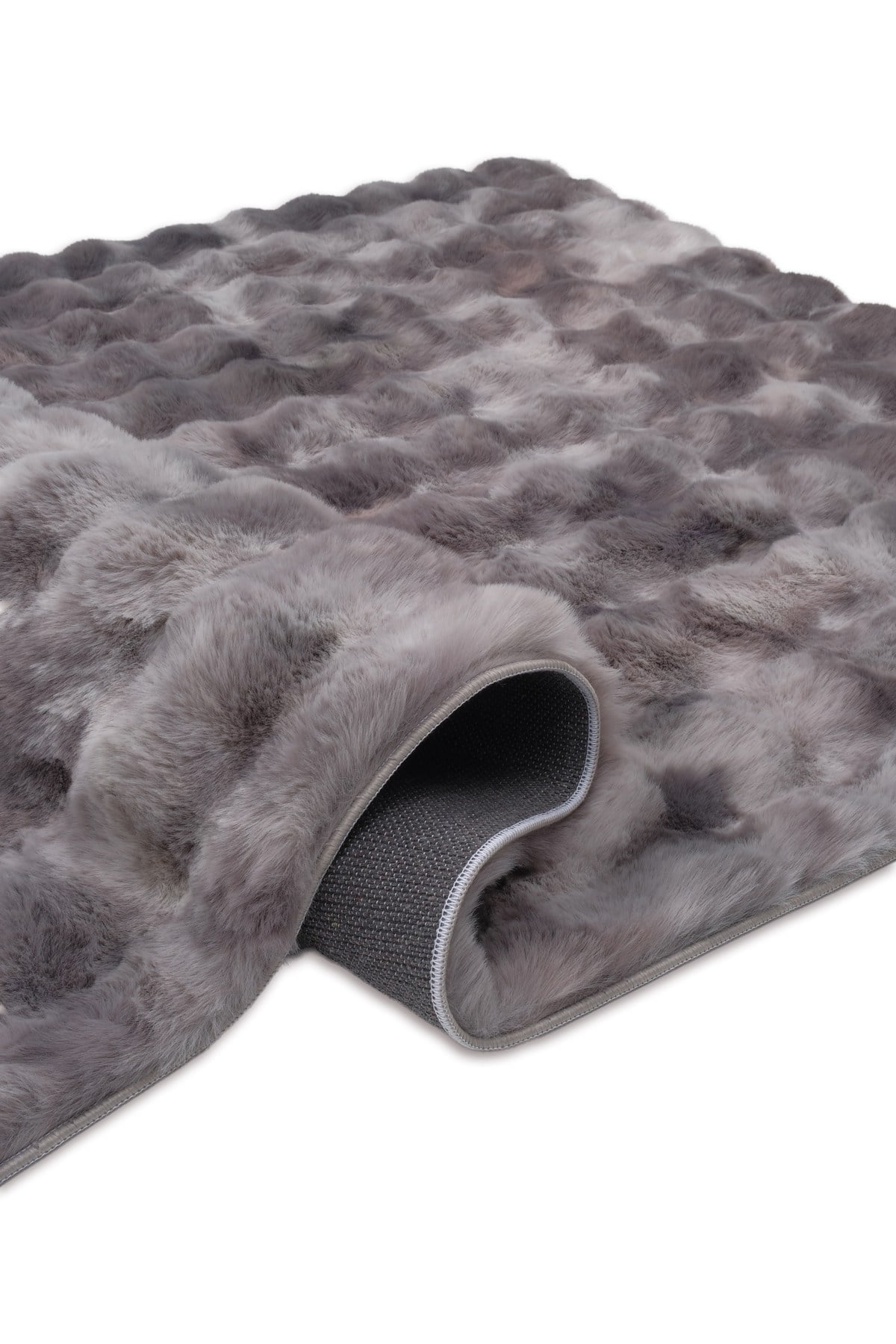 Maya Vibe Tavşan Tüyü Bubble Halı | Bubble Peluş Makinede Yıkanabilir Kaymaz Tabanlı Halı | MYV01