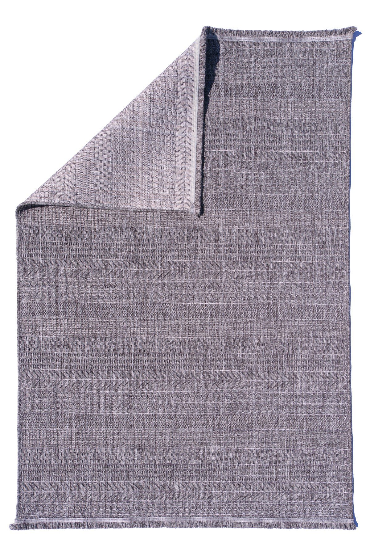 Native Hasır Dokuma Halı | Makinede Yıkanabilir | Modern Halı | Salon, Mutfak Halısı| Gri | NAT02