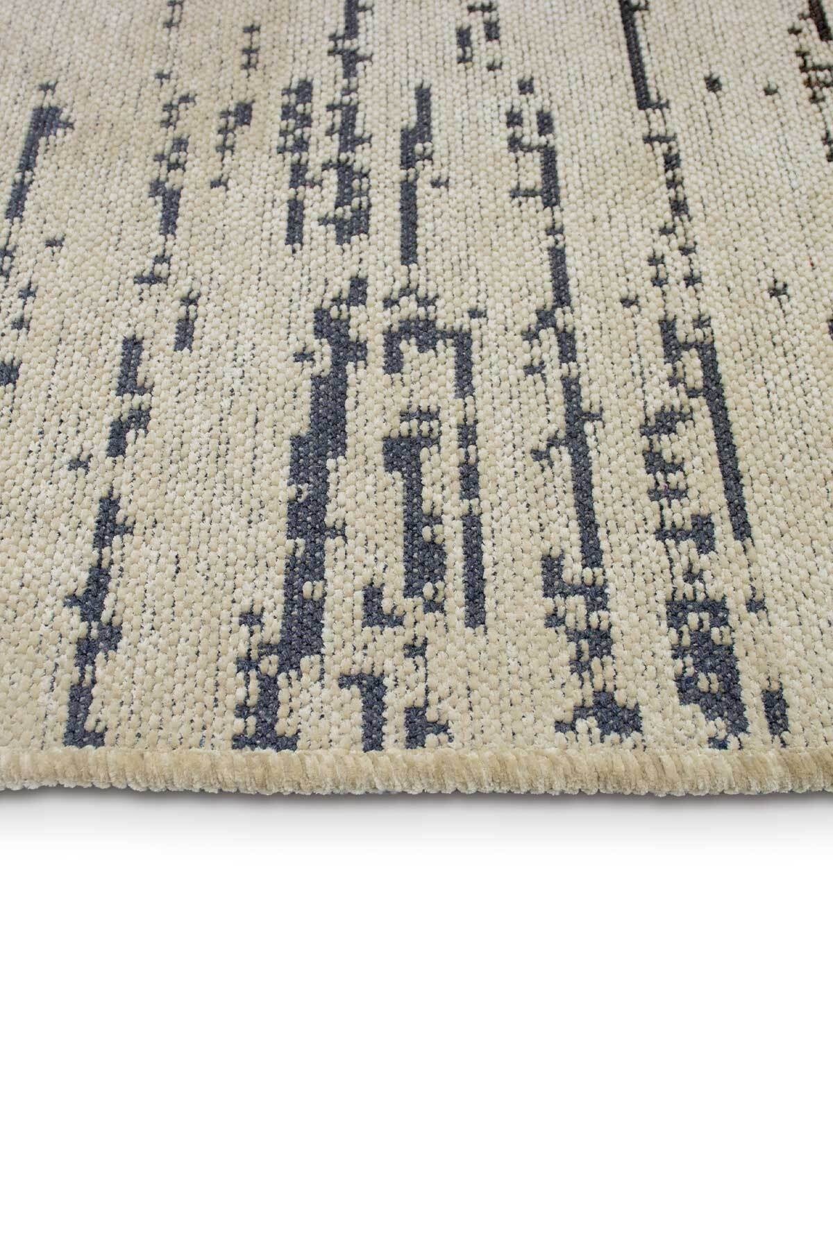 Pera Şönil Dokuma Halı |Kaymaz Tabanlı Makinede Yıkanabilir Halı |Modern Salon Halısı |Vizon|PER01