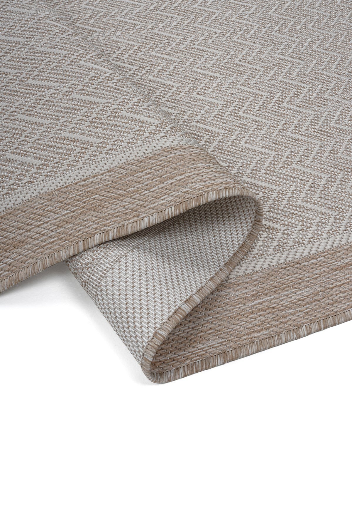 Sisal Plus Hasır Dokuma Halı | Kaymaz Tabanlı Mutfak Halısı|Leke Tutmaz Halı |Bordürlü Modern Salon Halısı | EB458