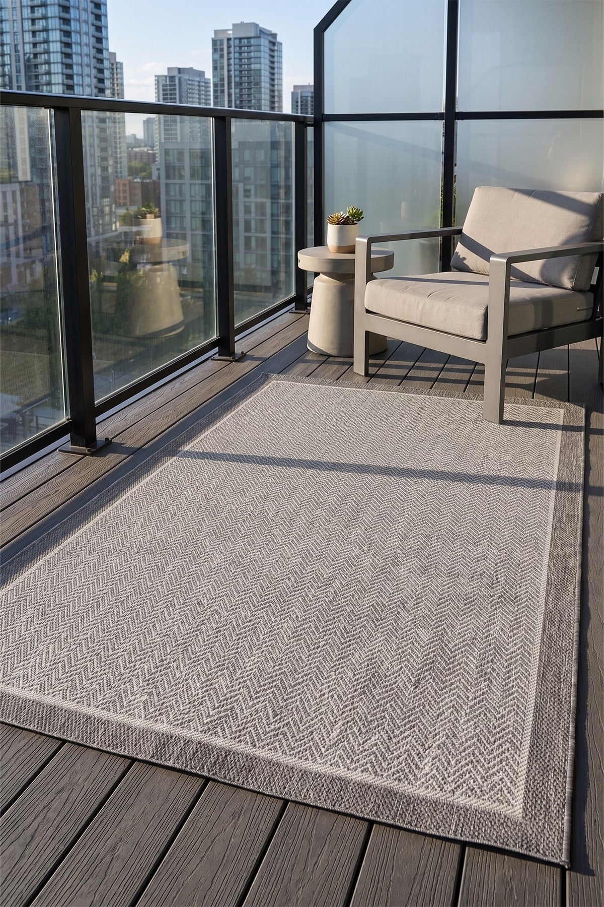 Sisal Plus Hasır Dokuma Halı | Kaymaz Tabanlı Mutfak Halısı|Leke Tutmaz Halı |Bordürlü Modern Salon Halısı | EB458