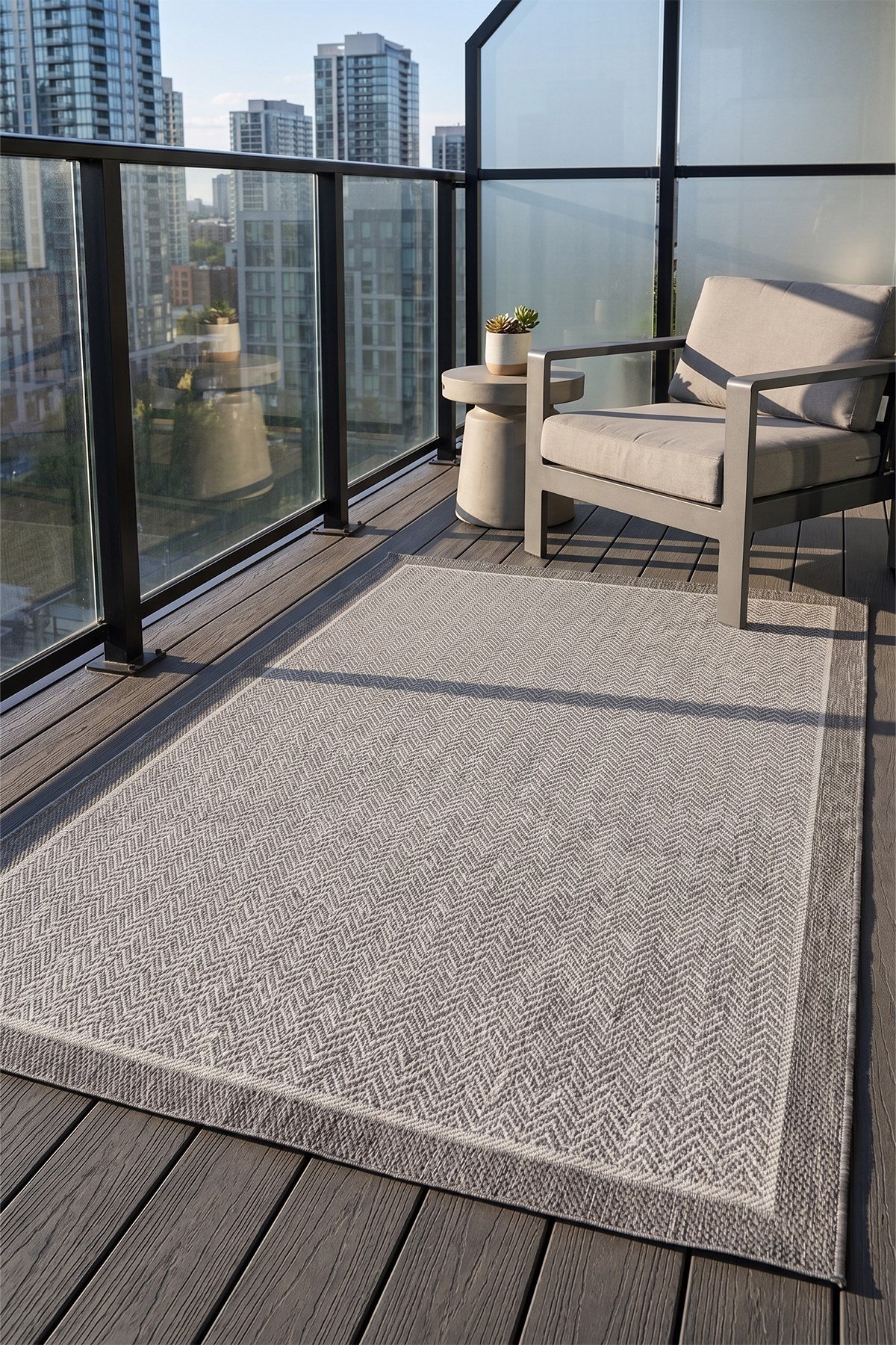 Sisal Plus Hasır Dokuma Halı | Kaymaz Tabanlı Mutfak Halısı|Leke Tutmaz Halı |Bordürlü Modern Salon Halısı | EB458