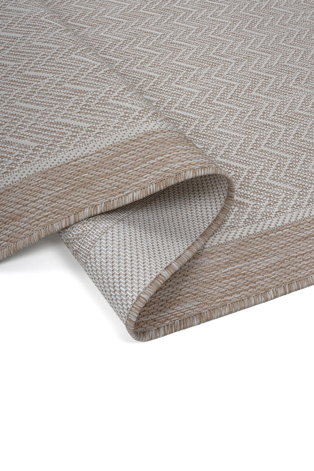 Sisal Plus Hasır Dokuma Halı | Kaymaz Tabanlı Mutfak Halısı|Leke Tutmaz Halı |Bordürlü Modern Salon Halısı | EB458