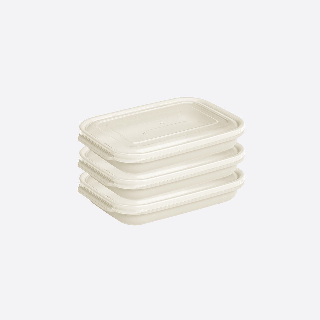 3 lü 1450 ml Dikdörtgen Easy Keep Set