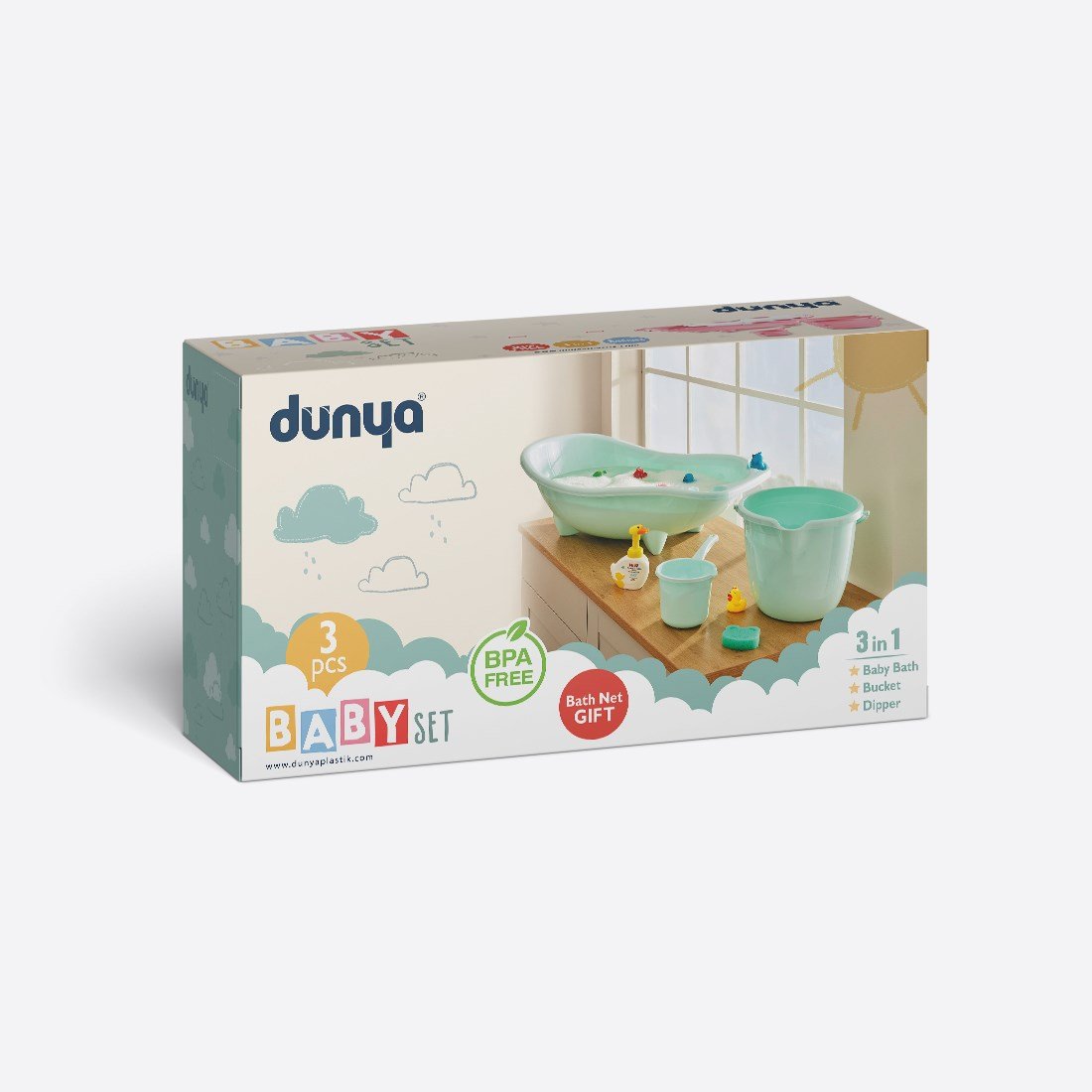 3 Parça Baby Set