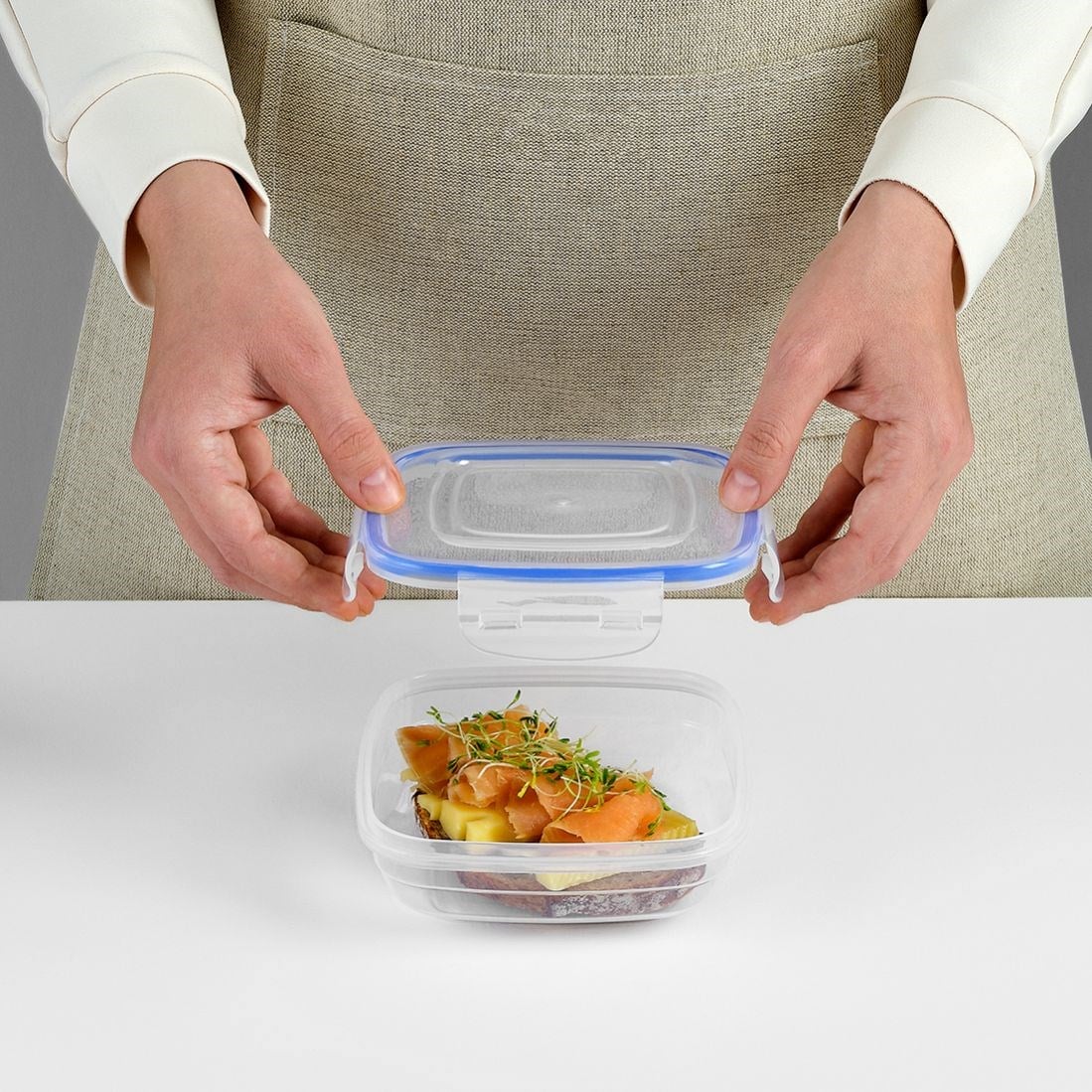 3 Parça Contalı Kare Set (1025-1700-2700 ml)